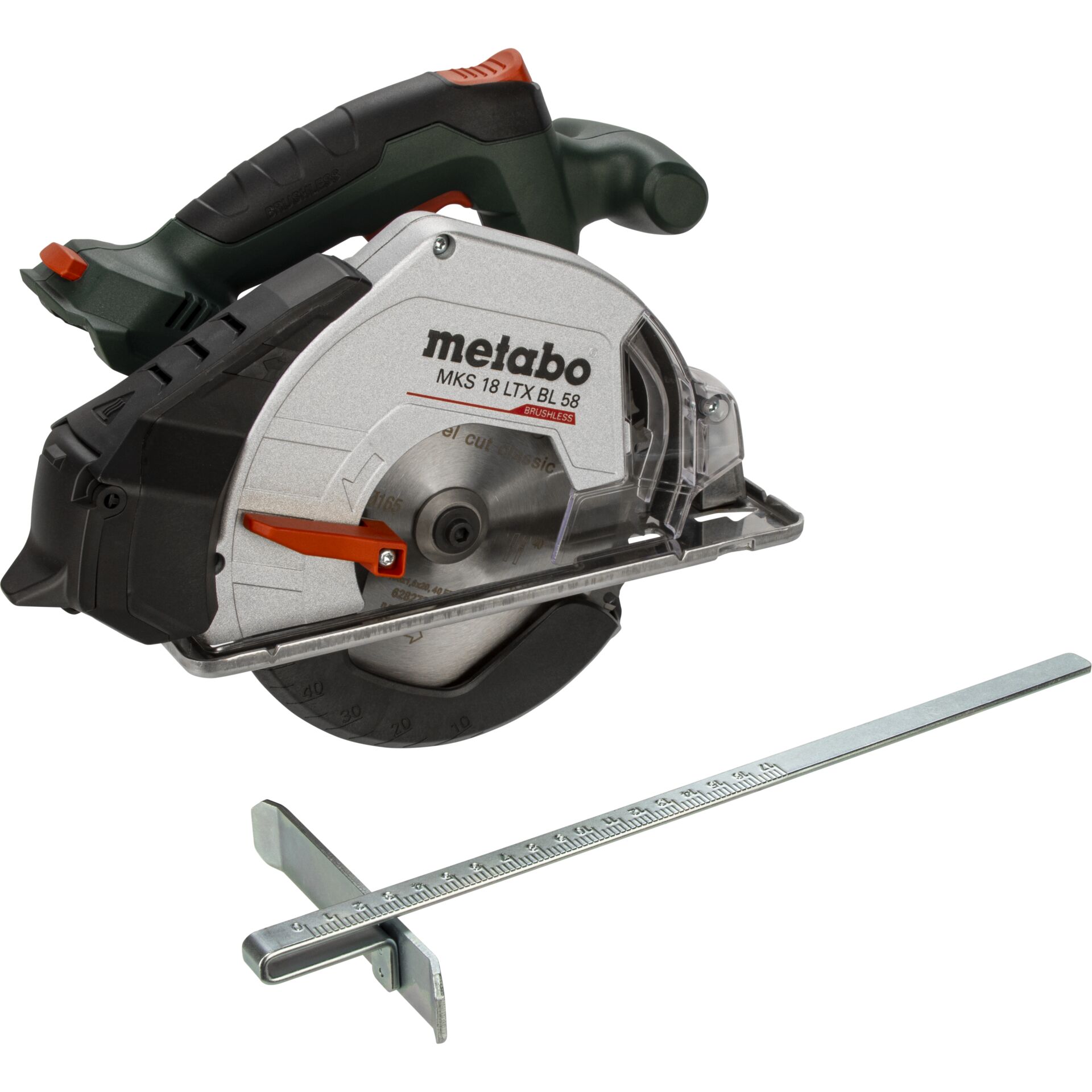 Kreissäge, Akku-Kettensäge, Metabo, BL 58, Schnitttiefe