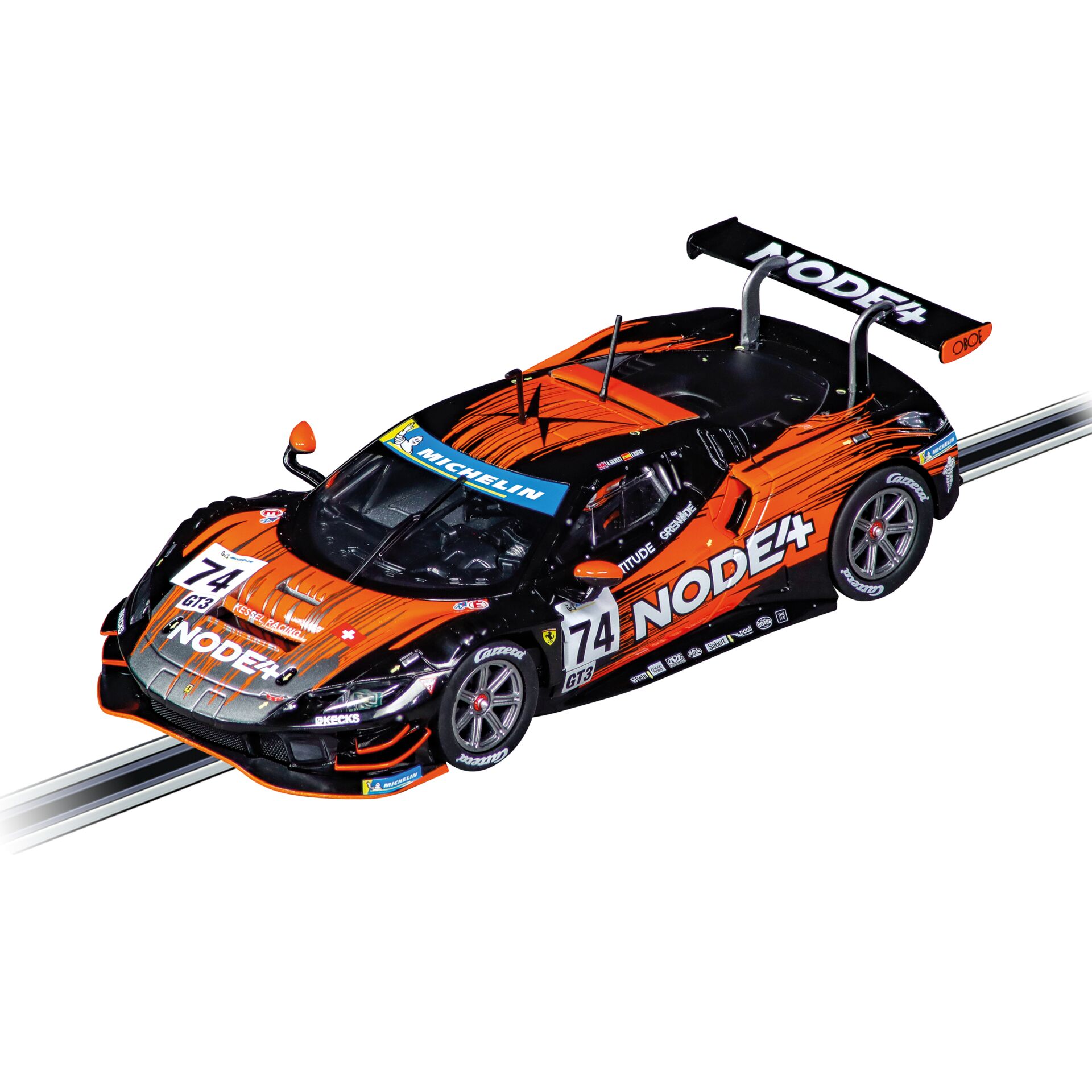 Rennwagen, GT3, orange, Rennwagen, Spoiler