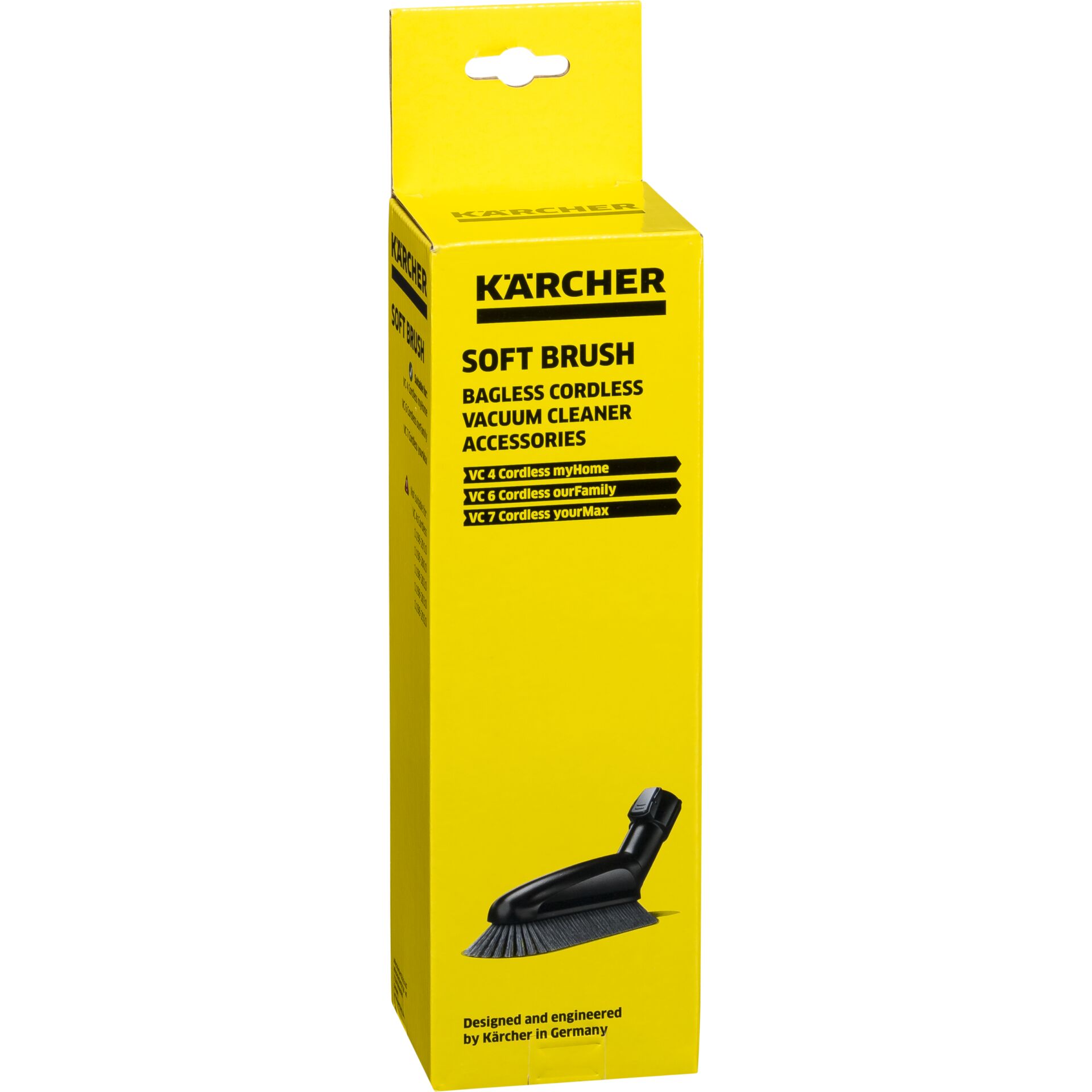 Pinsel, Gerät, Werkzeug, Rauchrohr, Soft brush, Vakuumreiniger, Kabellos, Gelbes verpackung, Kärcher Zubehör