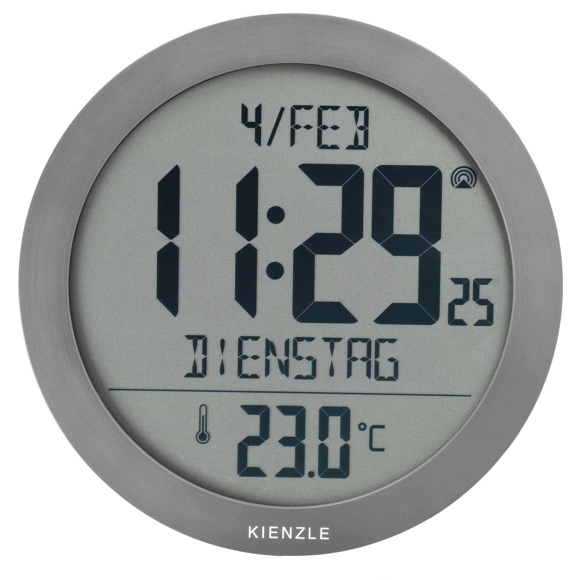 digitaler clock, Uhr, Thermometer, LCD, runder】
