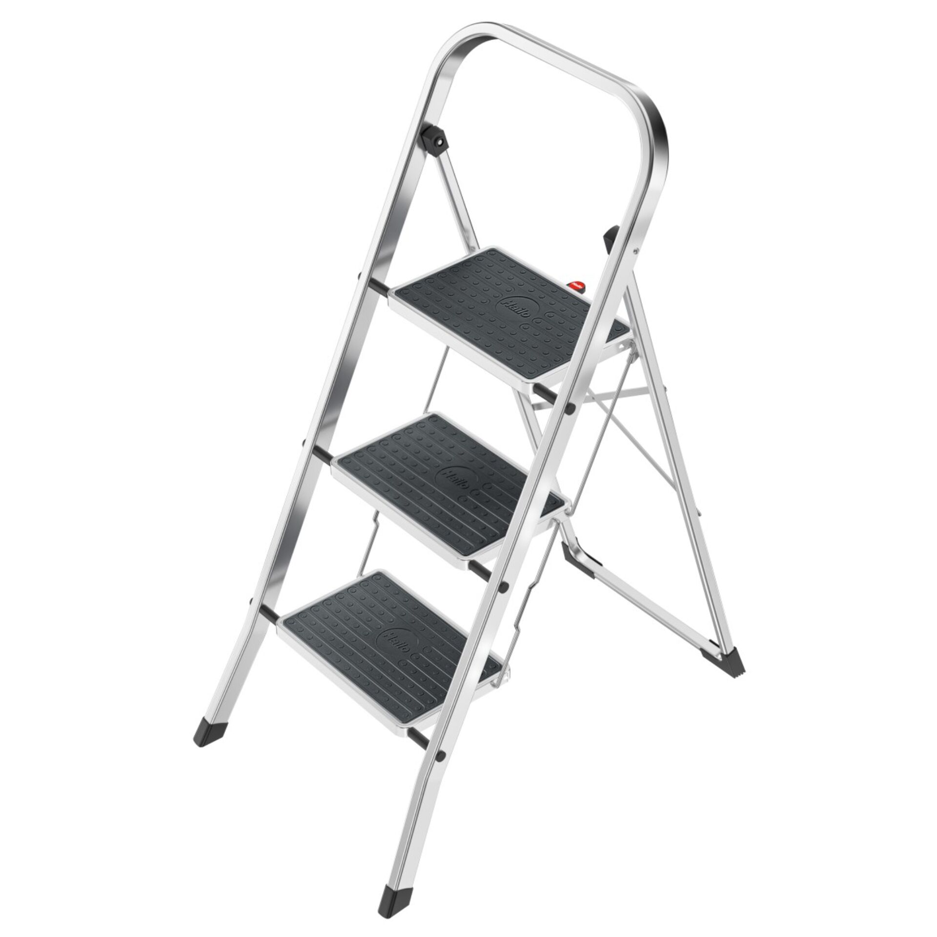 Treppe, Leiter, Stufenleiter, Aluminium, 3-Stufen