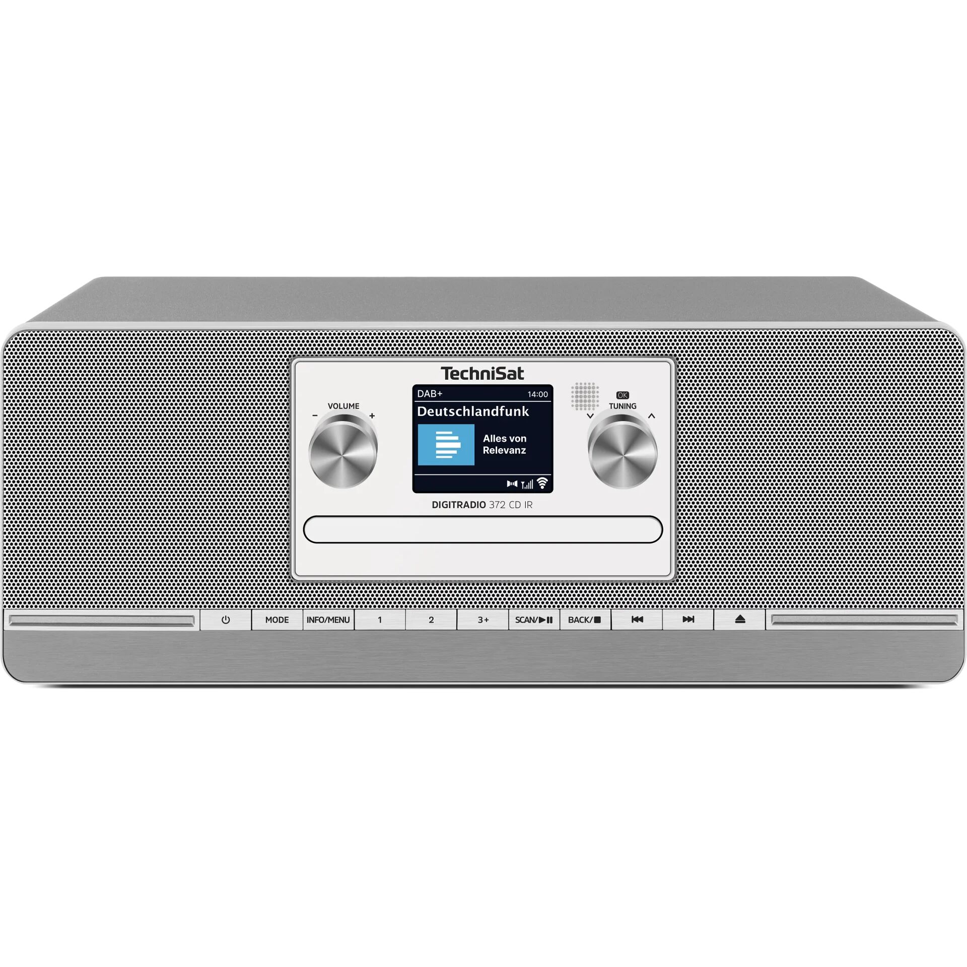 Radio, Stereo, DAB+, CD-Player, Metallischgrau