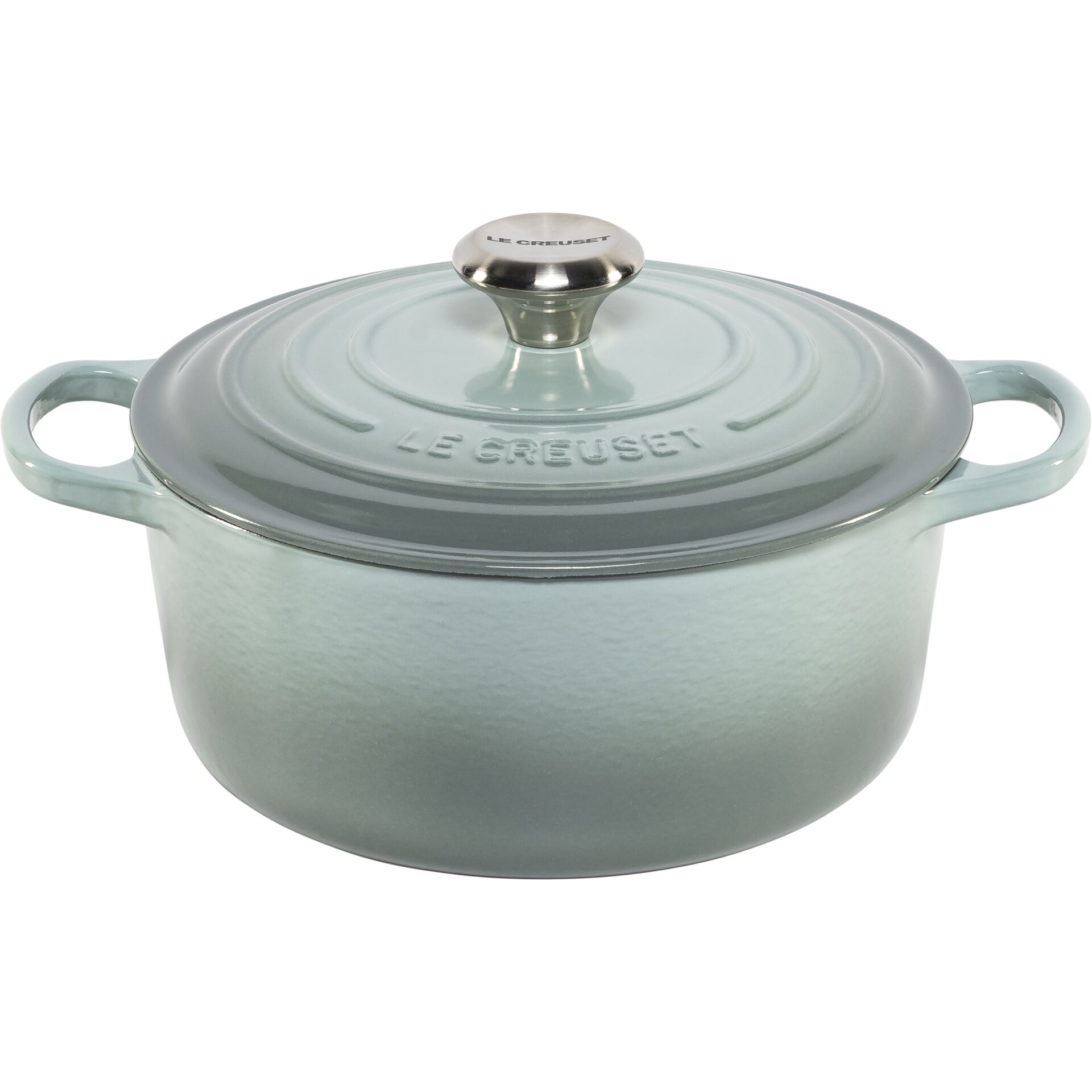 Casserole, Kochtopf, Steinguss, Gusseisen, Grau