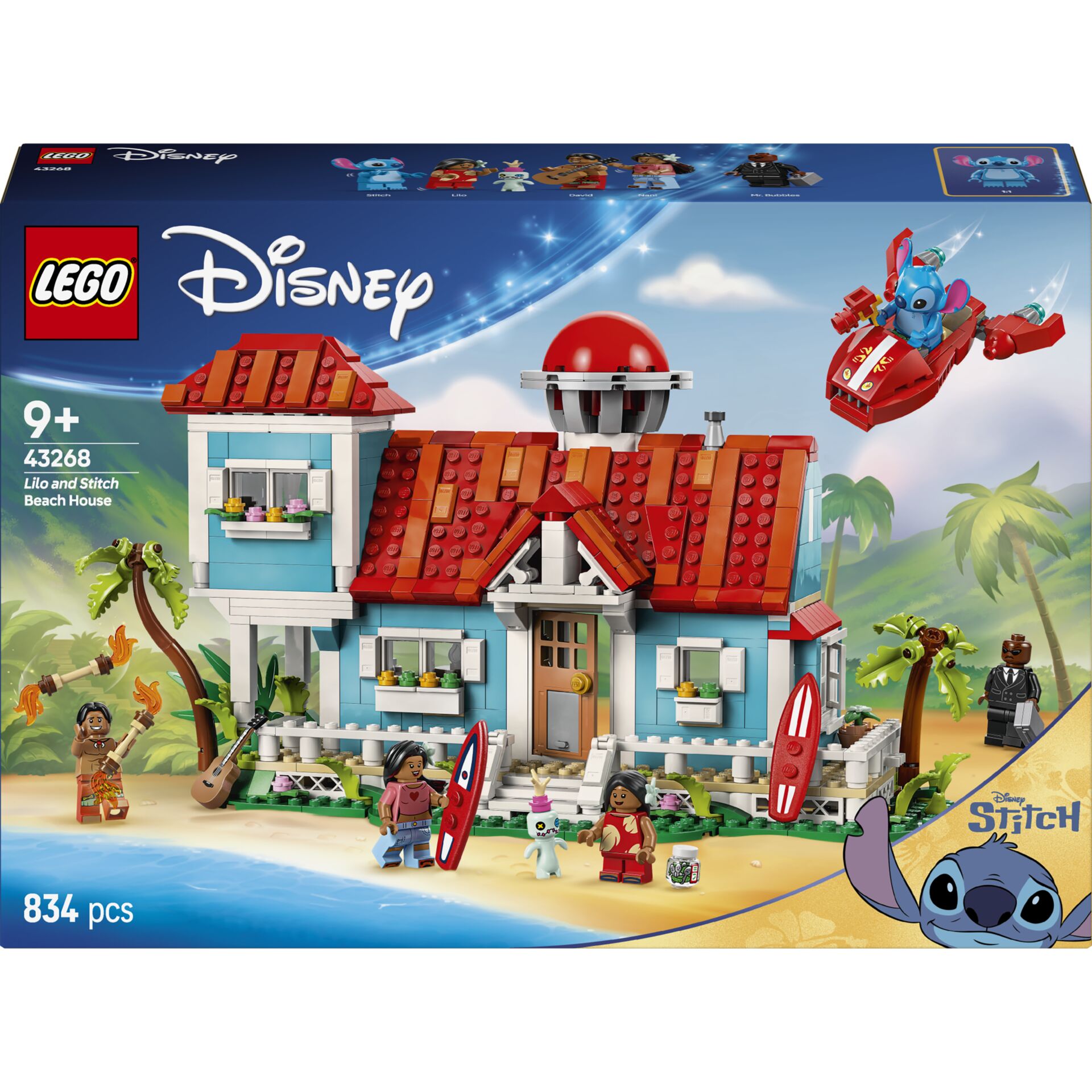 Lego, Strandhaus, Haus, Stitch, Dolphin