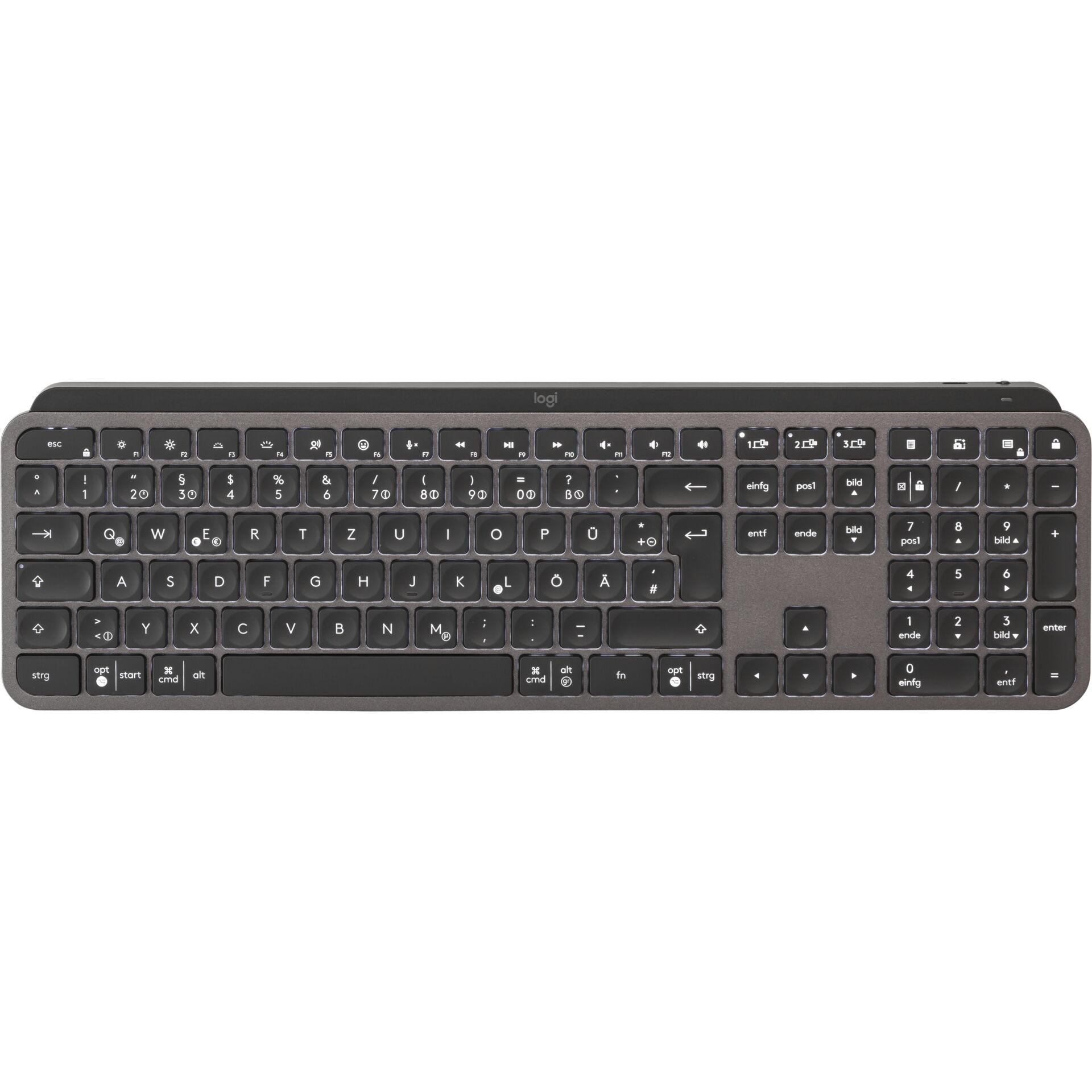 Tastatur, QWERTZ-Tastatur, Kabelgebunden, Full-Size, Schwarz