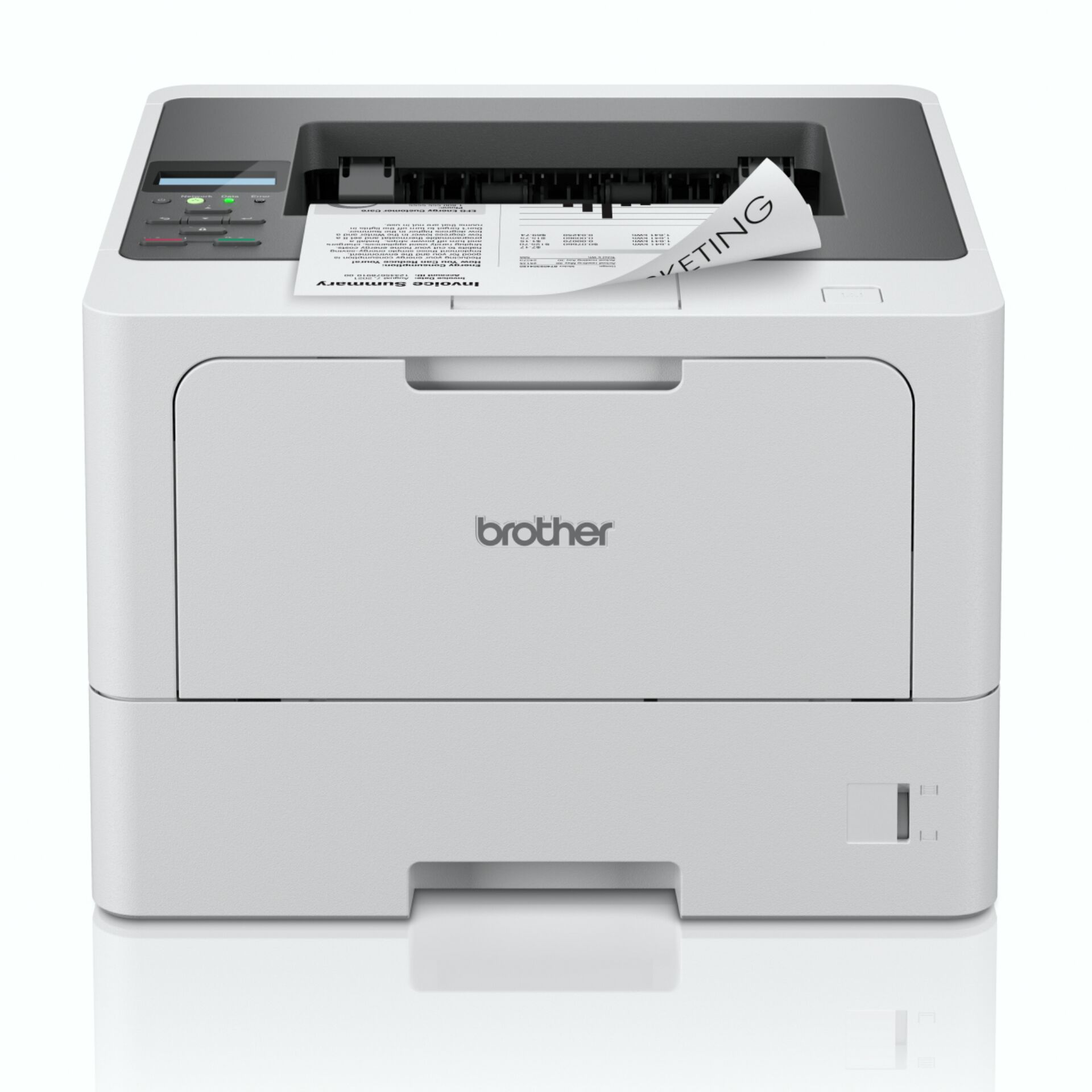drucker, laserdrucker, monochromdrucker, papierzufuhr, brother-drucker