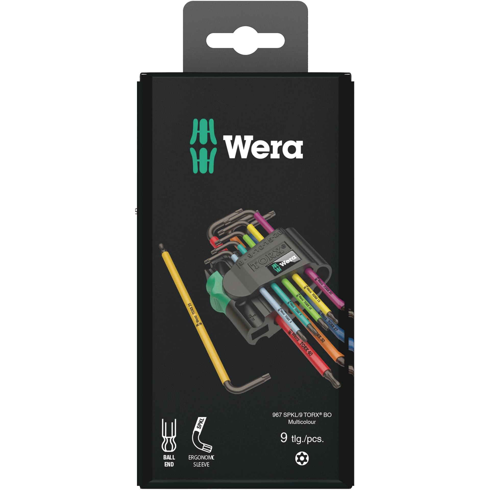 Wera 967/9 TX BO  Winkelschlüsselsatz Blacklaser