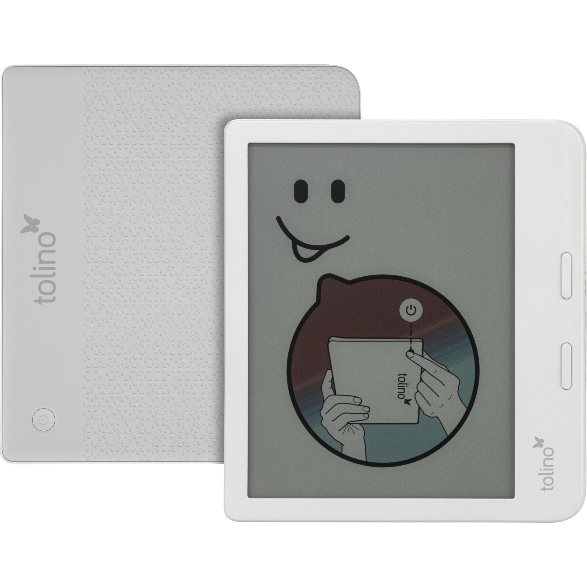 e-Reader, E-Ink, Weiß, Tablet, Tolino