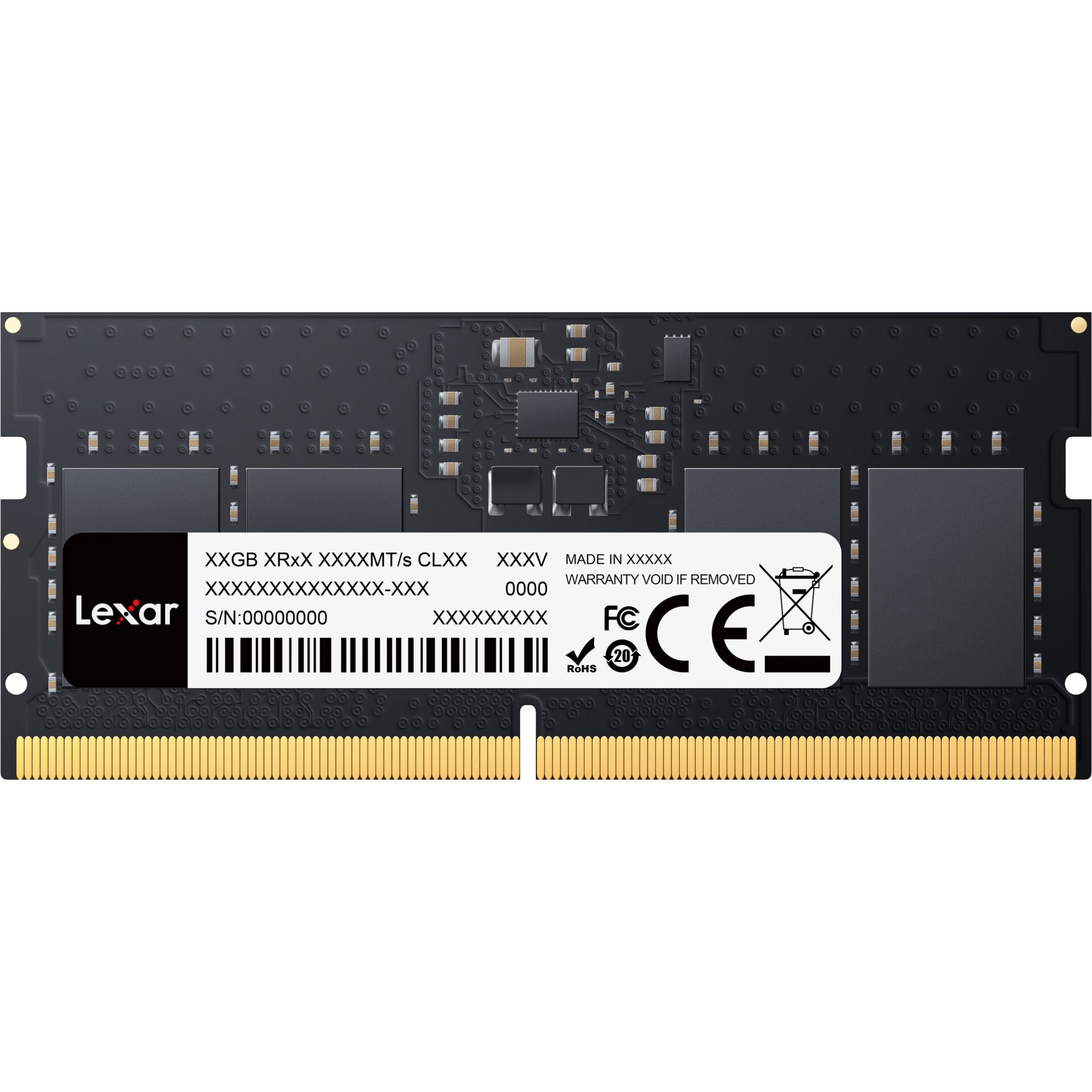 DDR5, 8GB, RAM, SO-DIMM, Laptop-Speicher, SSD, RAM, M.2, PCIe, LexarTag