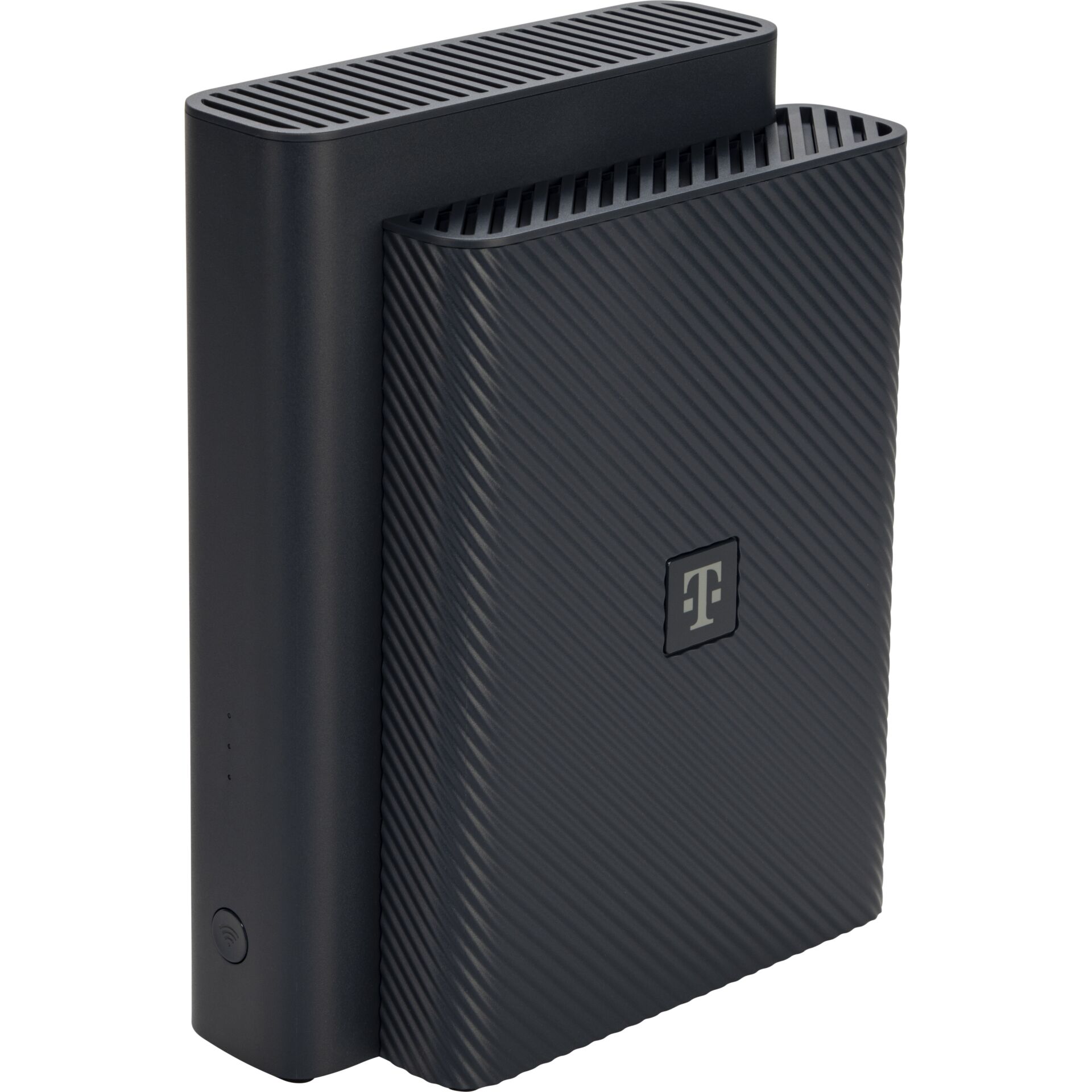 Router, Modem, WLAN, Schwarz, Diagonalmuster