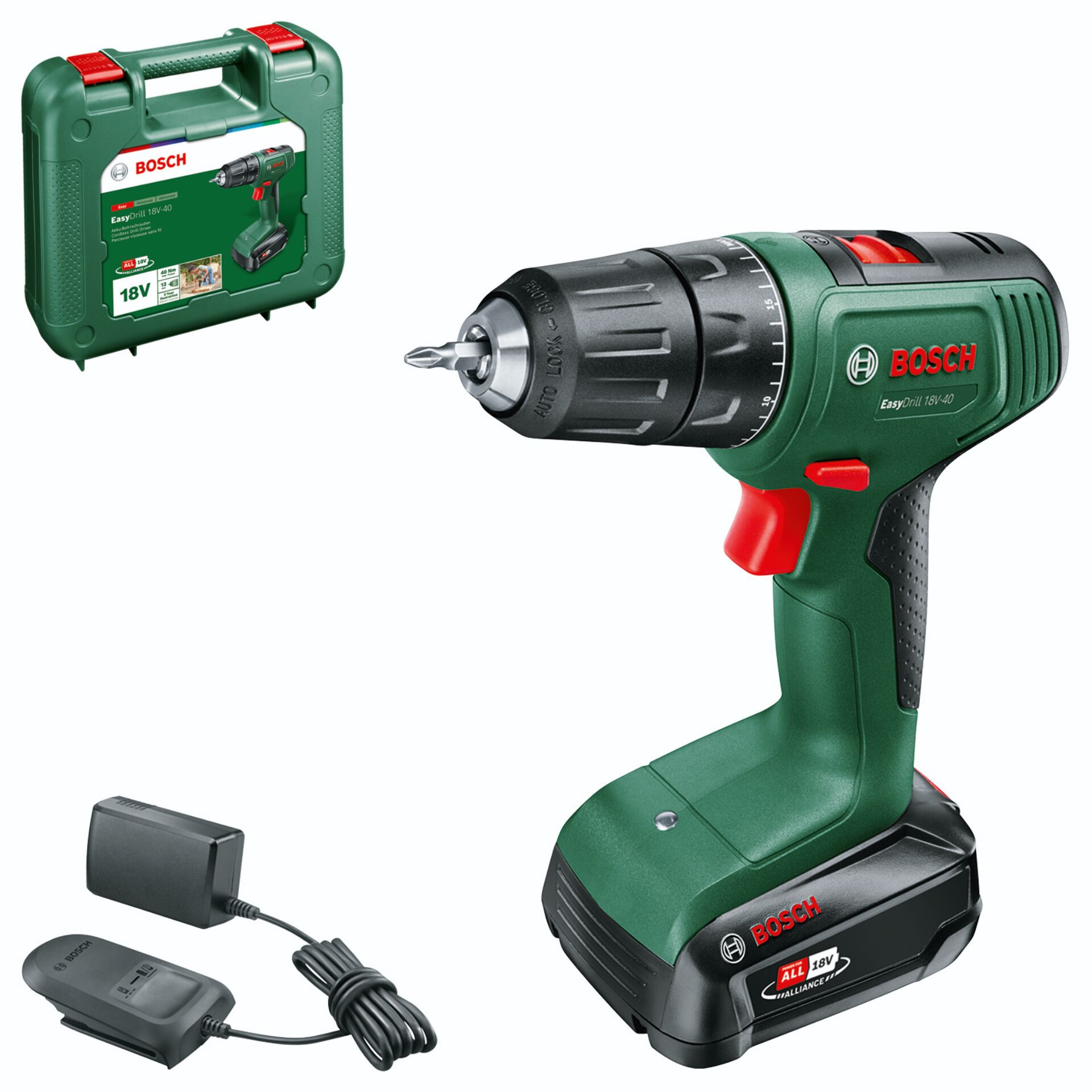 Akku-Bohrmaschine, Schrauber, 18V, Bosch, Koffer