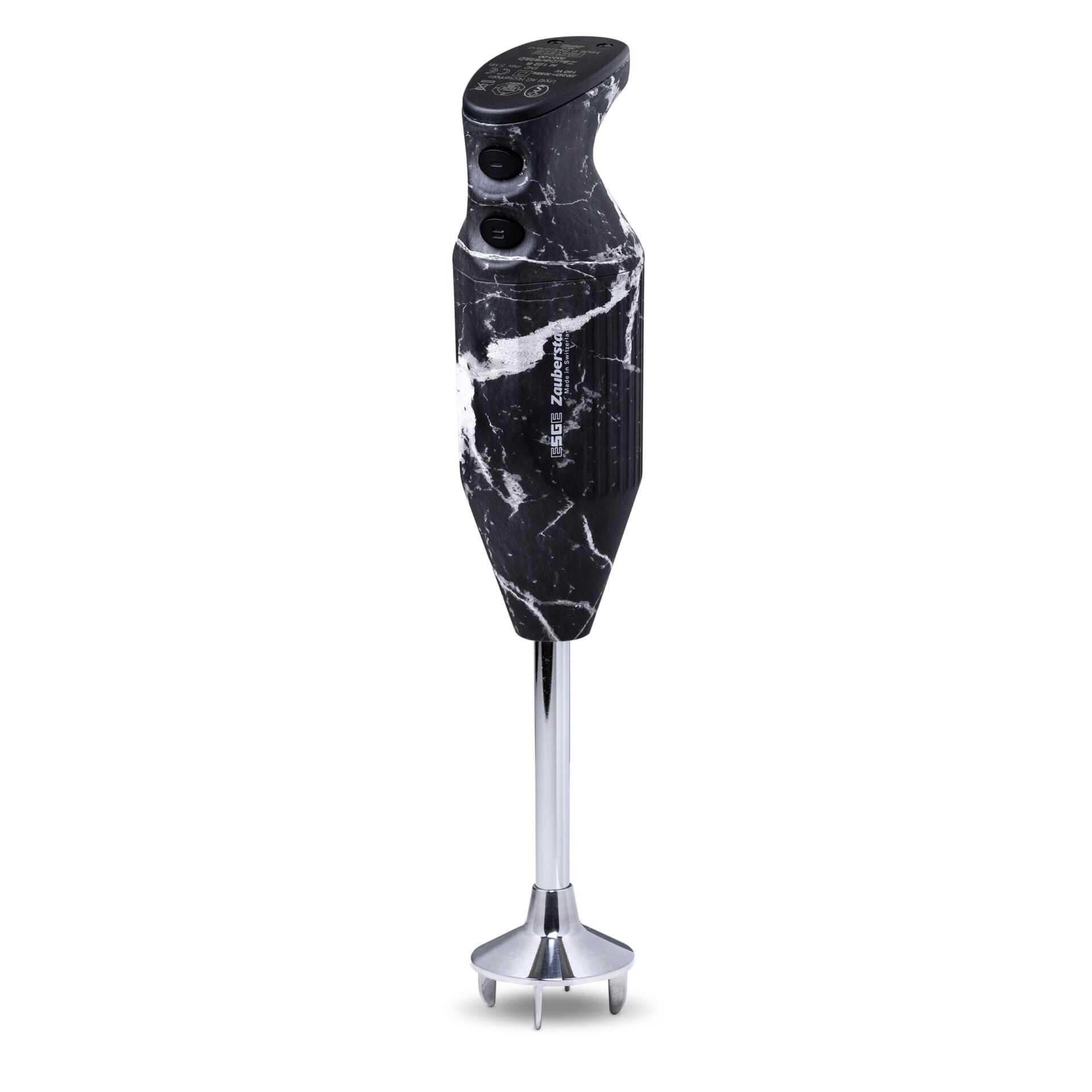 Stabmixer, Küchenmaschine, Rührer, Schwarz, Marmordesign