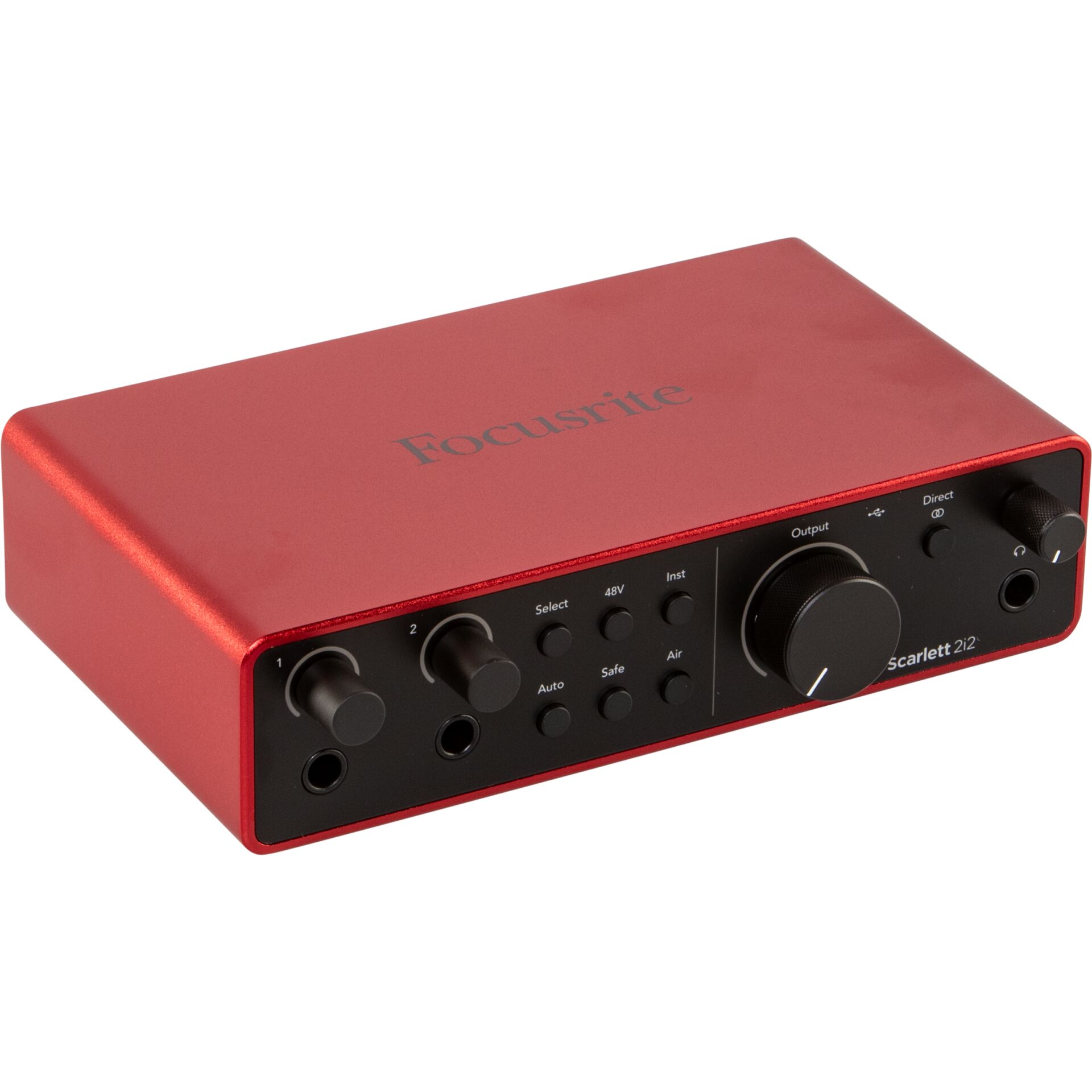 Audio-Schnittstelle, USB-Audio, Rotes Metallgehäuse, 2-in/2-out, Kompakt