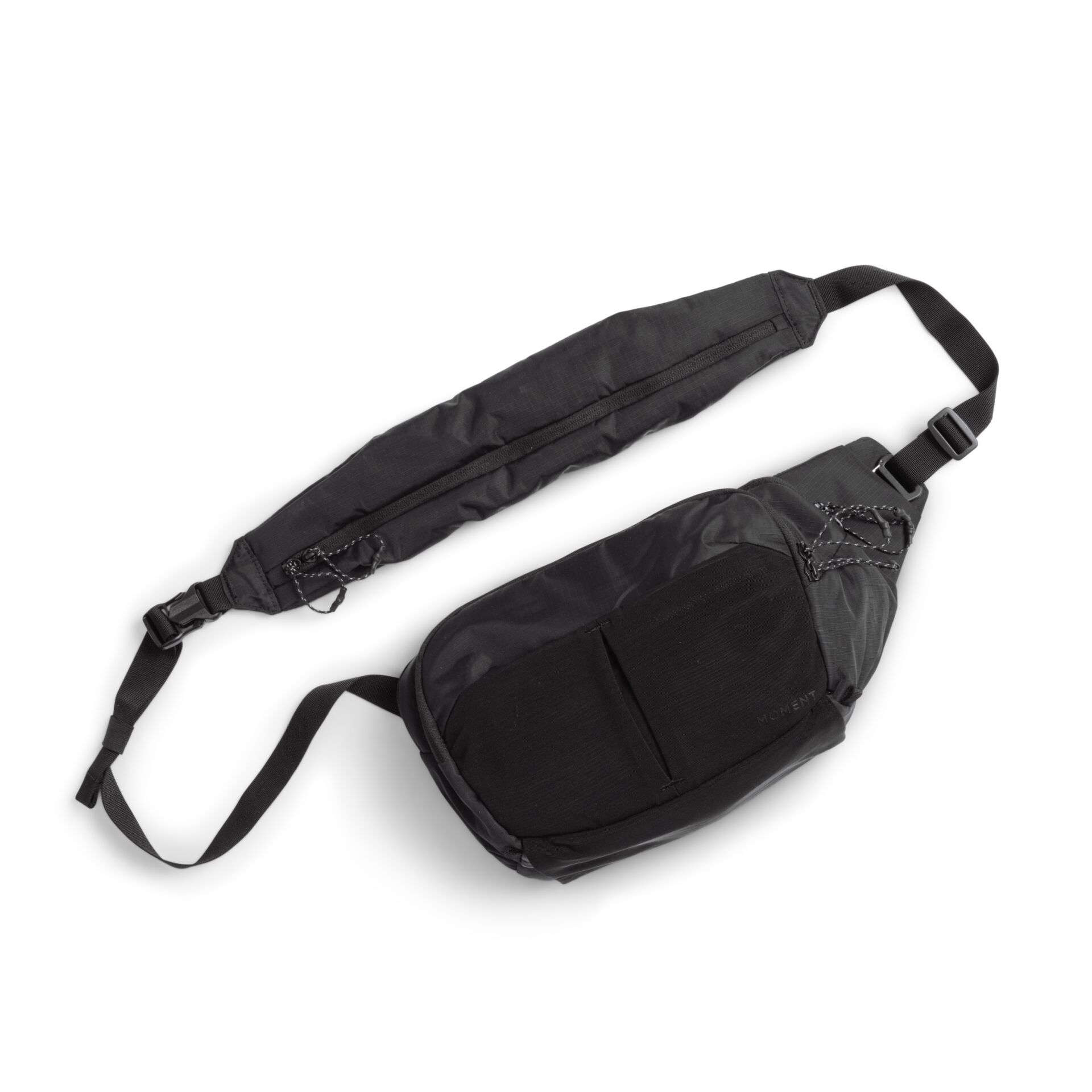 Gürteltasche, Taillentasche, Nylon, Reißverschluss, Schwarz