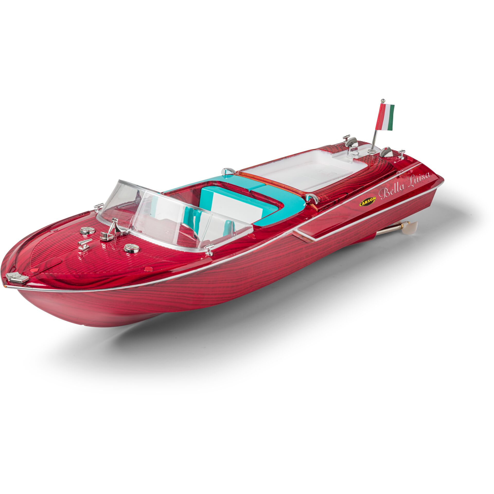 Gomobile, Boots, Motorboot, Rotes Boot, Italien Flagge