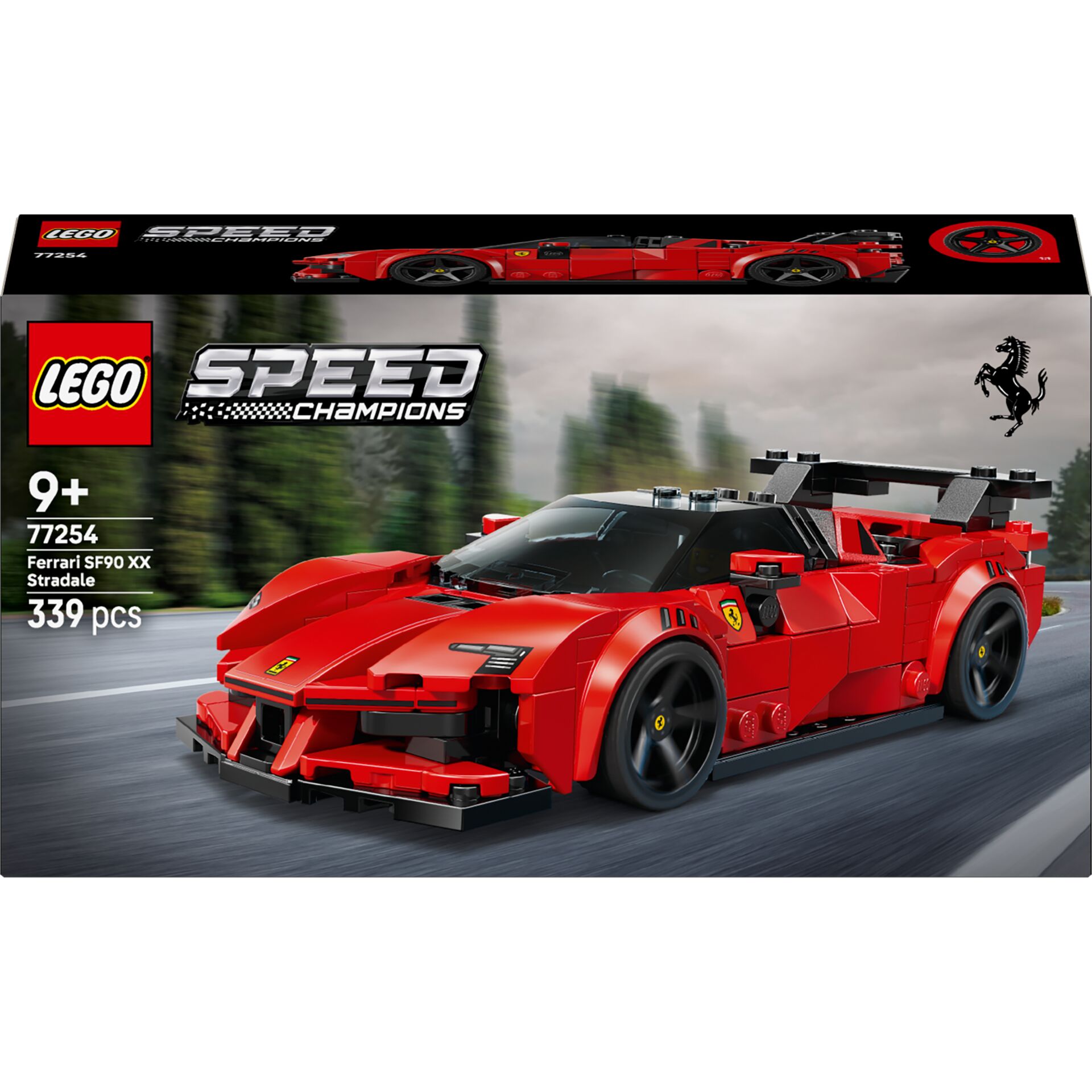 Ferrari, Speed Champions, Sportwagen, Roter Lego, Modellbaustein