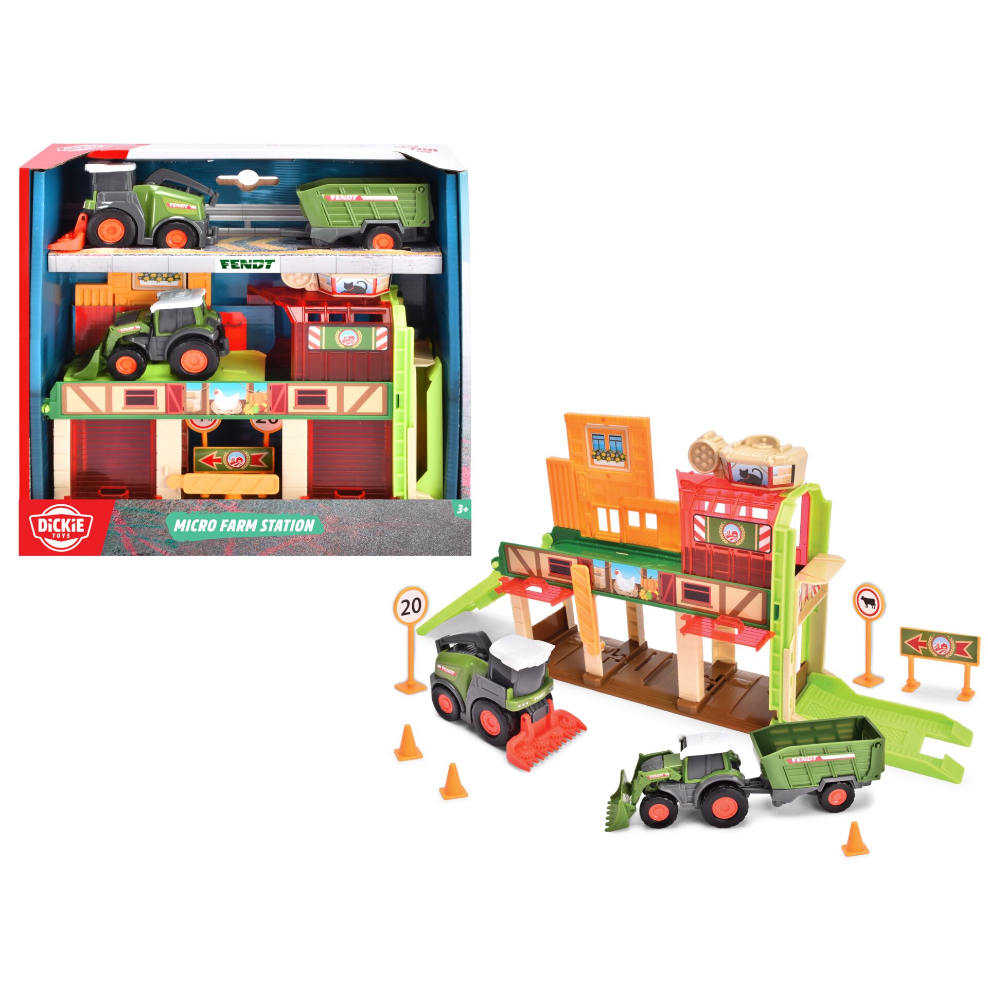 Spielzeug-Traktor, Farm-Station, Miniaturen, Gartenbau, Spielset