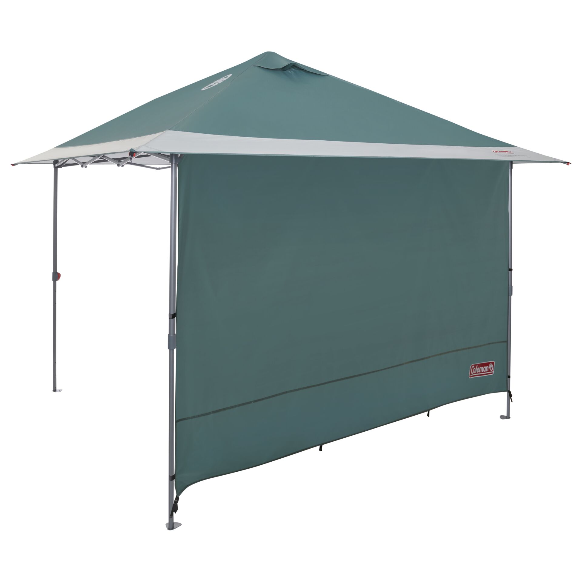 Camping-Zelt, Schutzzelt, Shade-Tent, Grün, Coleman-Logo