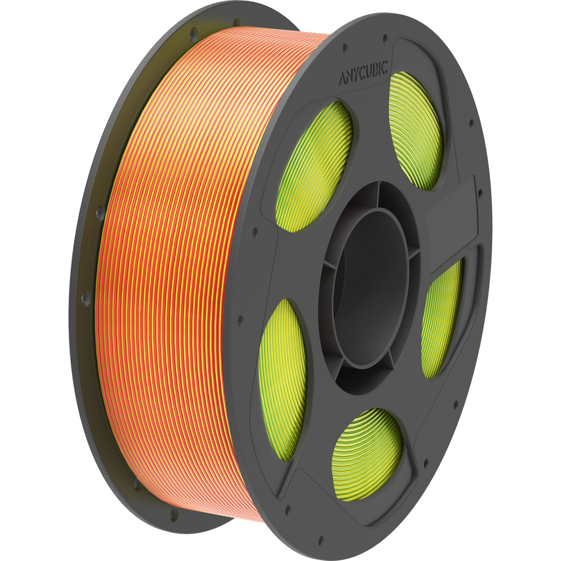 3D-druck, Filament, PLA, mehrfarbig, Spule