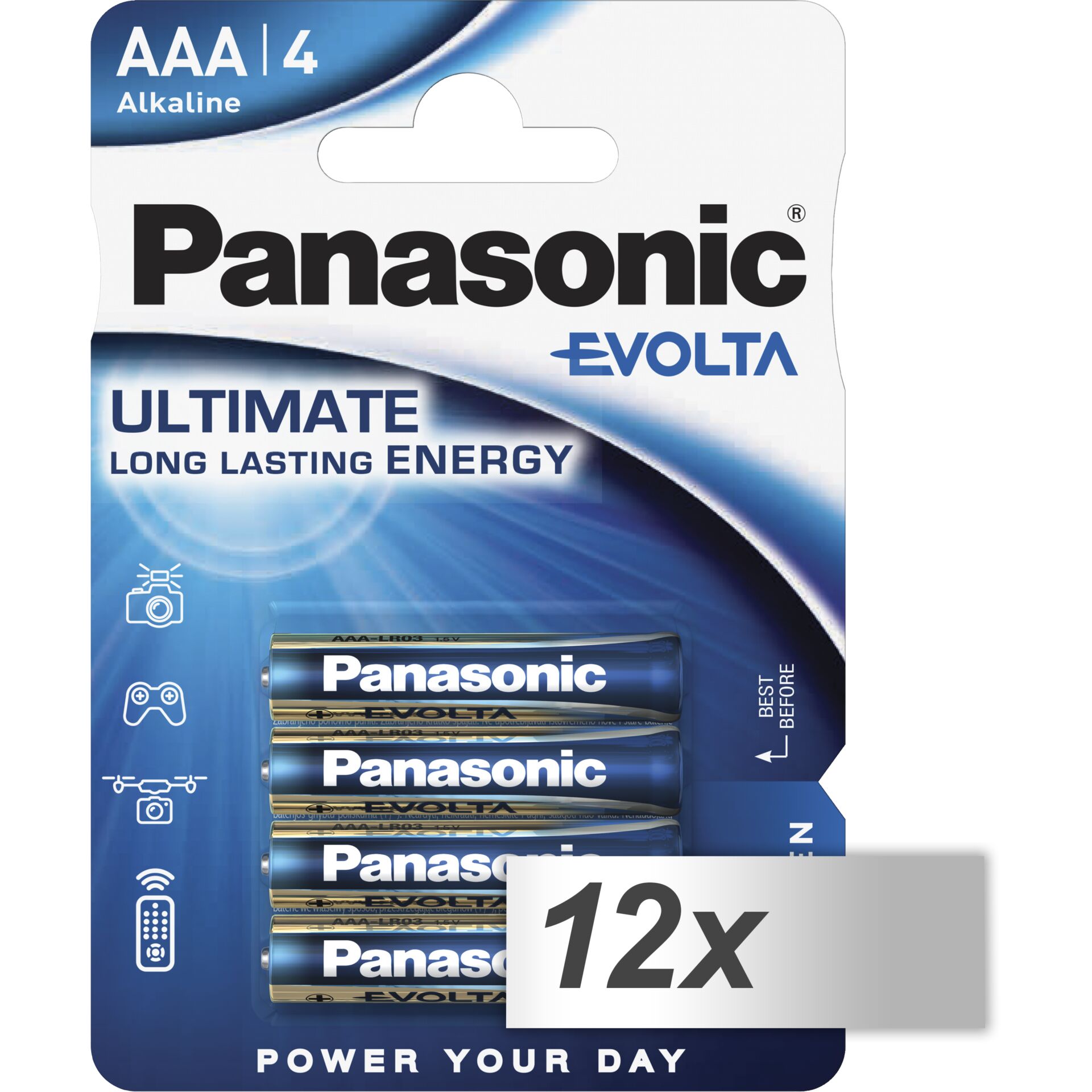 12x4 Panasonic Evolta LR 03  Micro            VPE Innenkarton