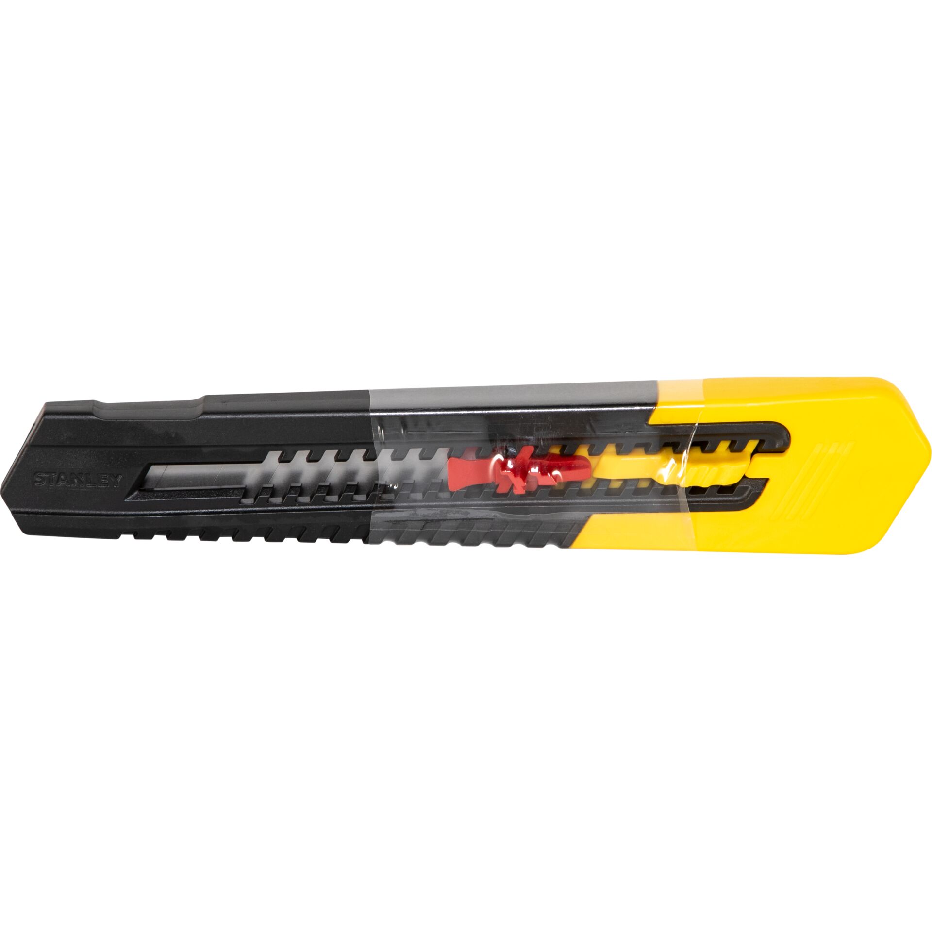 Utility-Messer, Büro‑Kleinschnittsage, Schiebemesser, gelber Griff, Metallklinge, Kunststoffklingenmesser, Schneidewerkzeug, Faltmesser, Klinge, Gelb-Schwarz