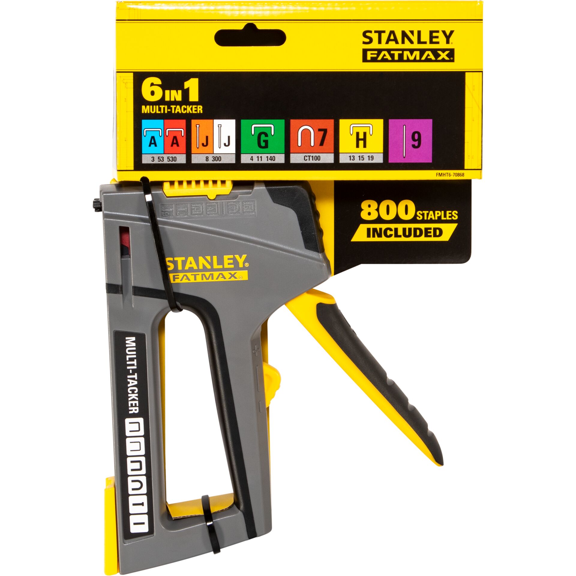 Heftklammerpistole, Klebepistole?, Klammern?, Stanley FatMax, Spann-/Klemmwerkzeug, Heißklebepistole, Stanzklemien, Klebepistole, Bastelklebepistole, 6-in-1 Multitacker
