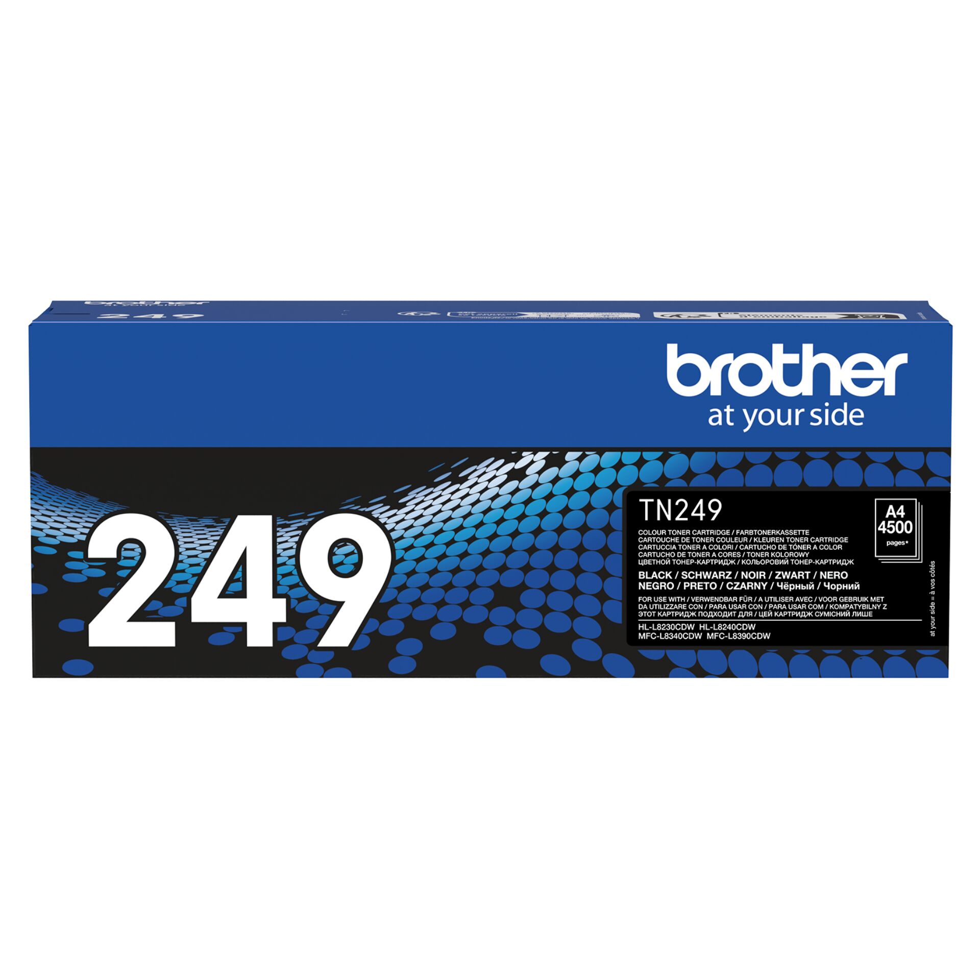 Toner, Drucker-Toner, TN249, A4 4500 Seiten, Schwarz