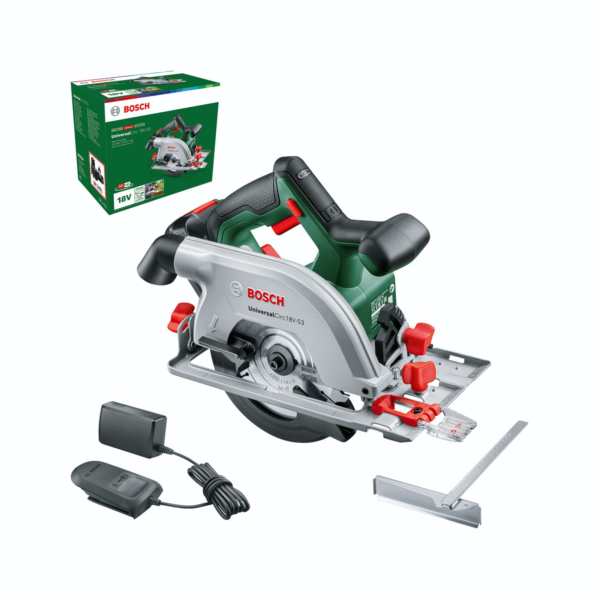 Kreissäge, Stichsäge, 18V, Bosch, Verlaufsführung