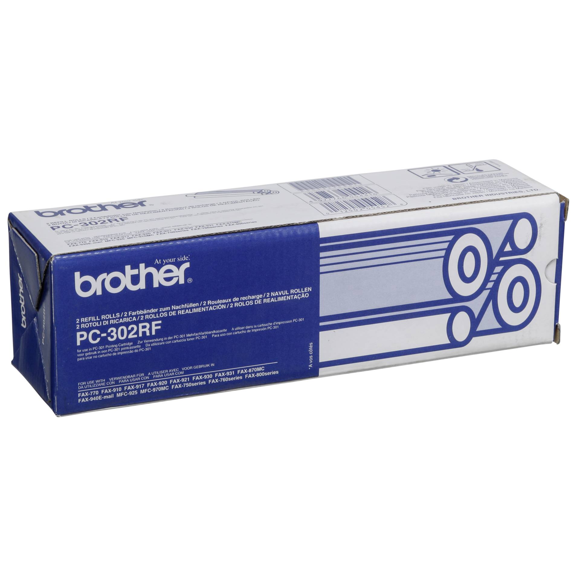 Brother PC 302 RF 2er Pack  Thermotransferrollen