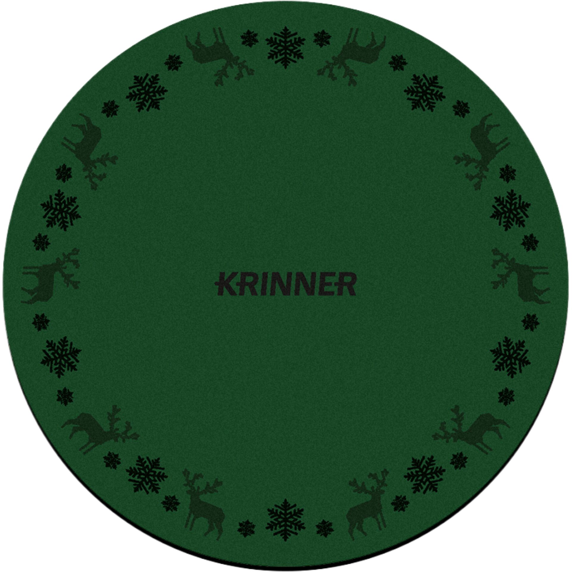 rund, grün, dekorativ, muster, krinner