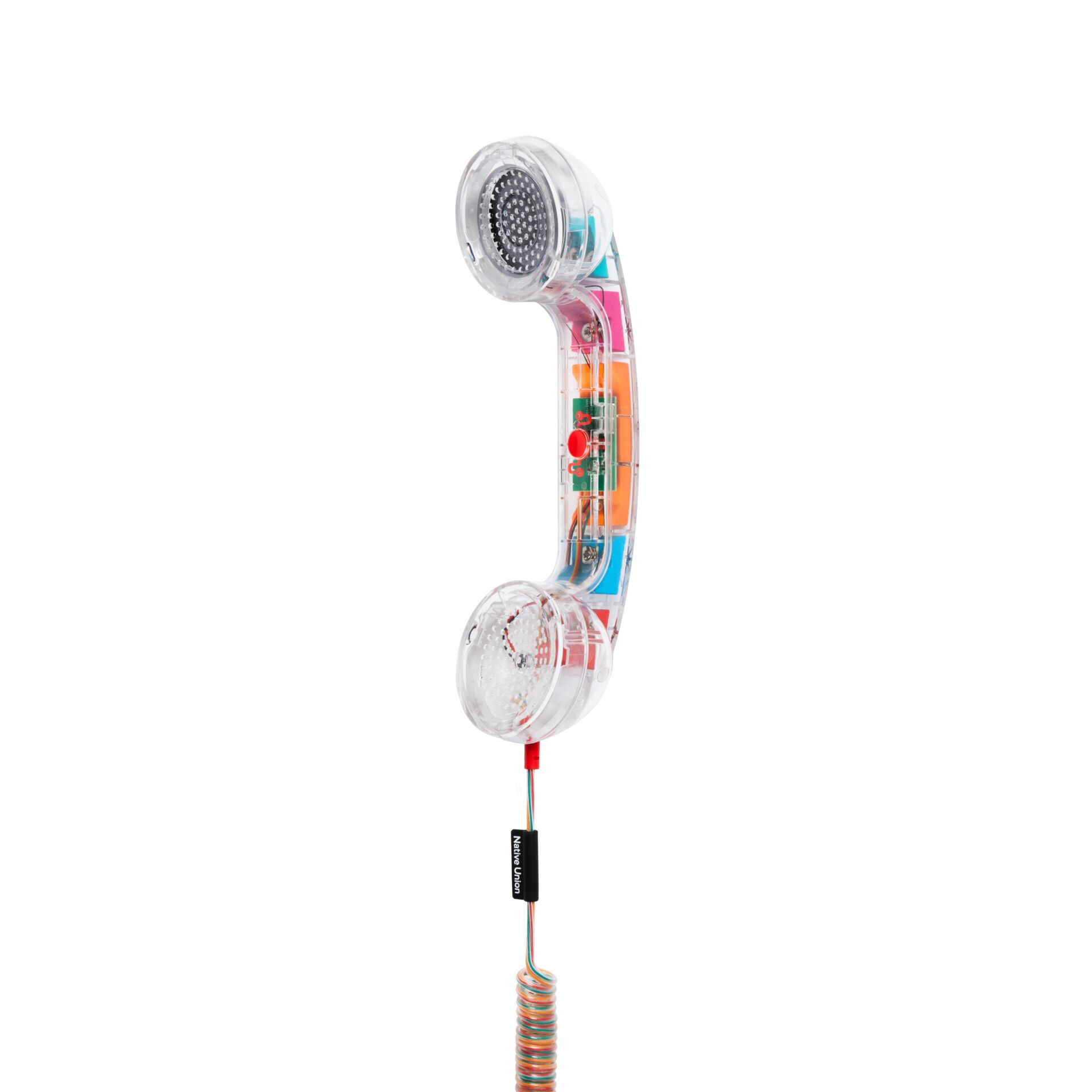 Headset, Lautsprecher, Bunt, Verkabelt, Transparente Hülle