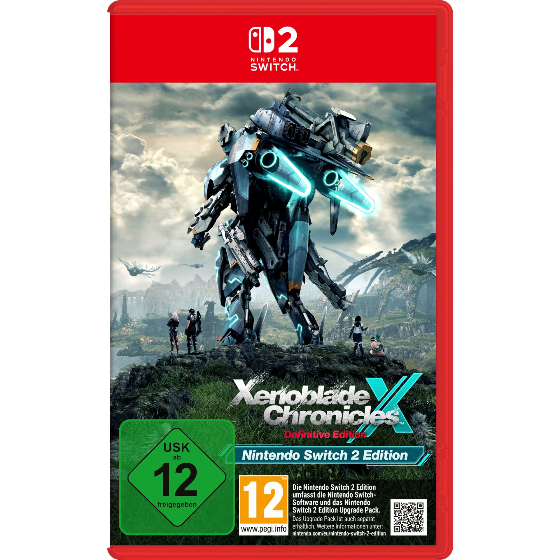 Switch-Spiel, Xenoblade Chronicles, Mecha, Rüstung, Neonblau