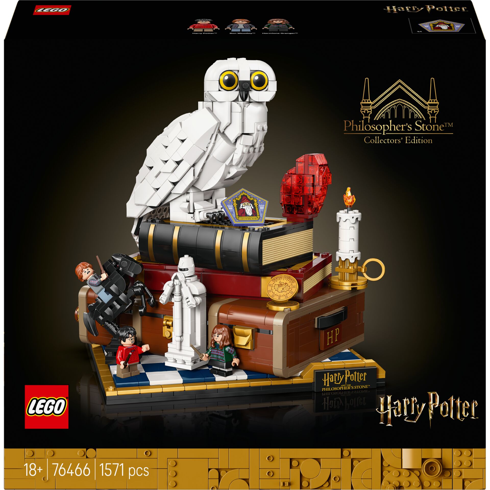 Eule, Eulenfigur, Philosophers Stein, Harry Potter, Schatzkiste/Setbau