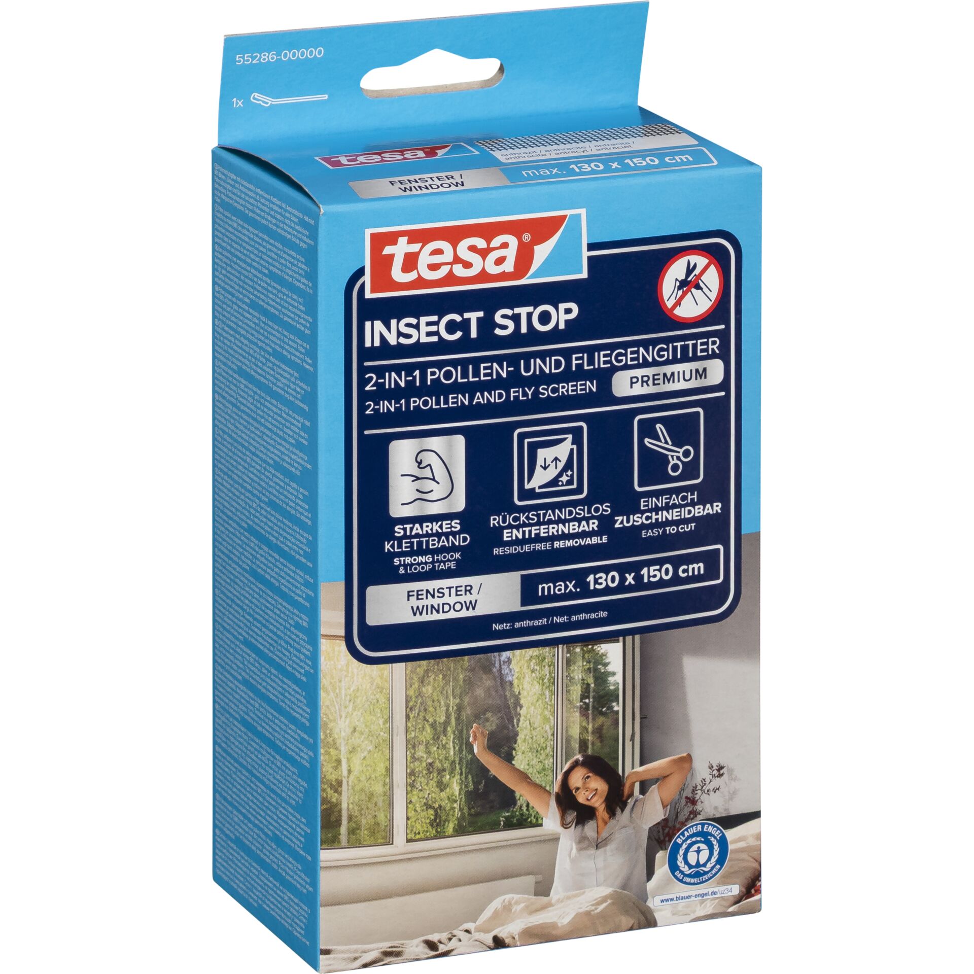 Person, Insect Stop, 2-in-1, Pollen- und Fliegengitter, Fenster, Entfernbar/Netz