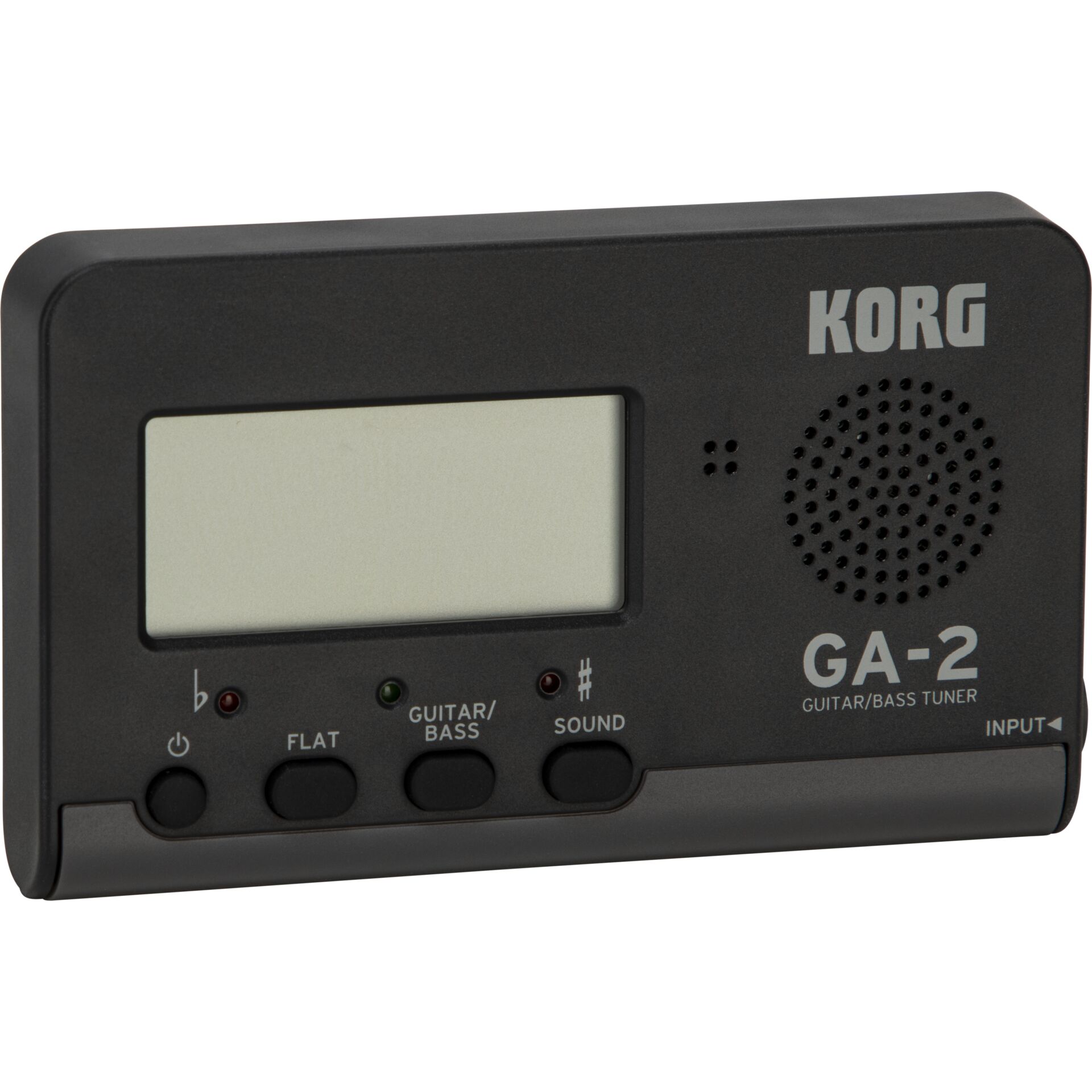 Guitar tuner, Korg GA-2, Portabler Tuner, Digitalanzeige, Eingangsbuchse