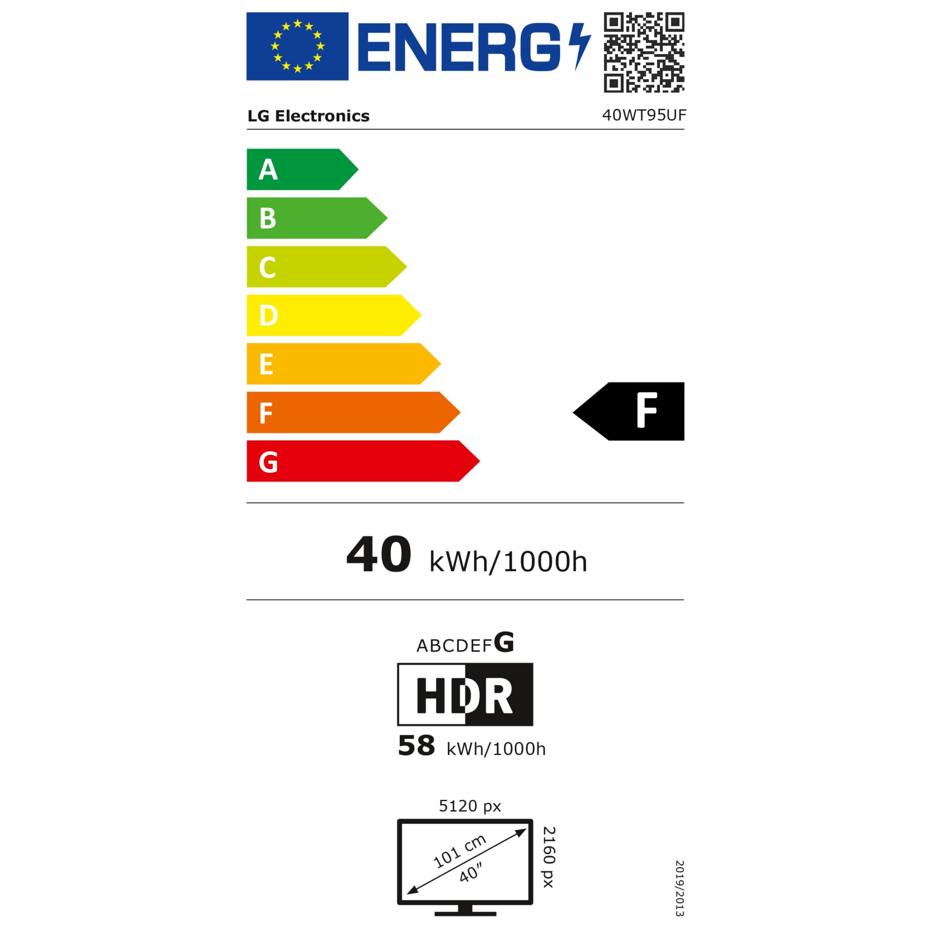 Energieeffizienz, 40 kWh/1000h, HDR, LG Electronics, Monitor/Display