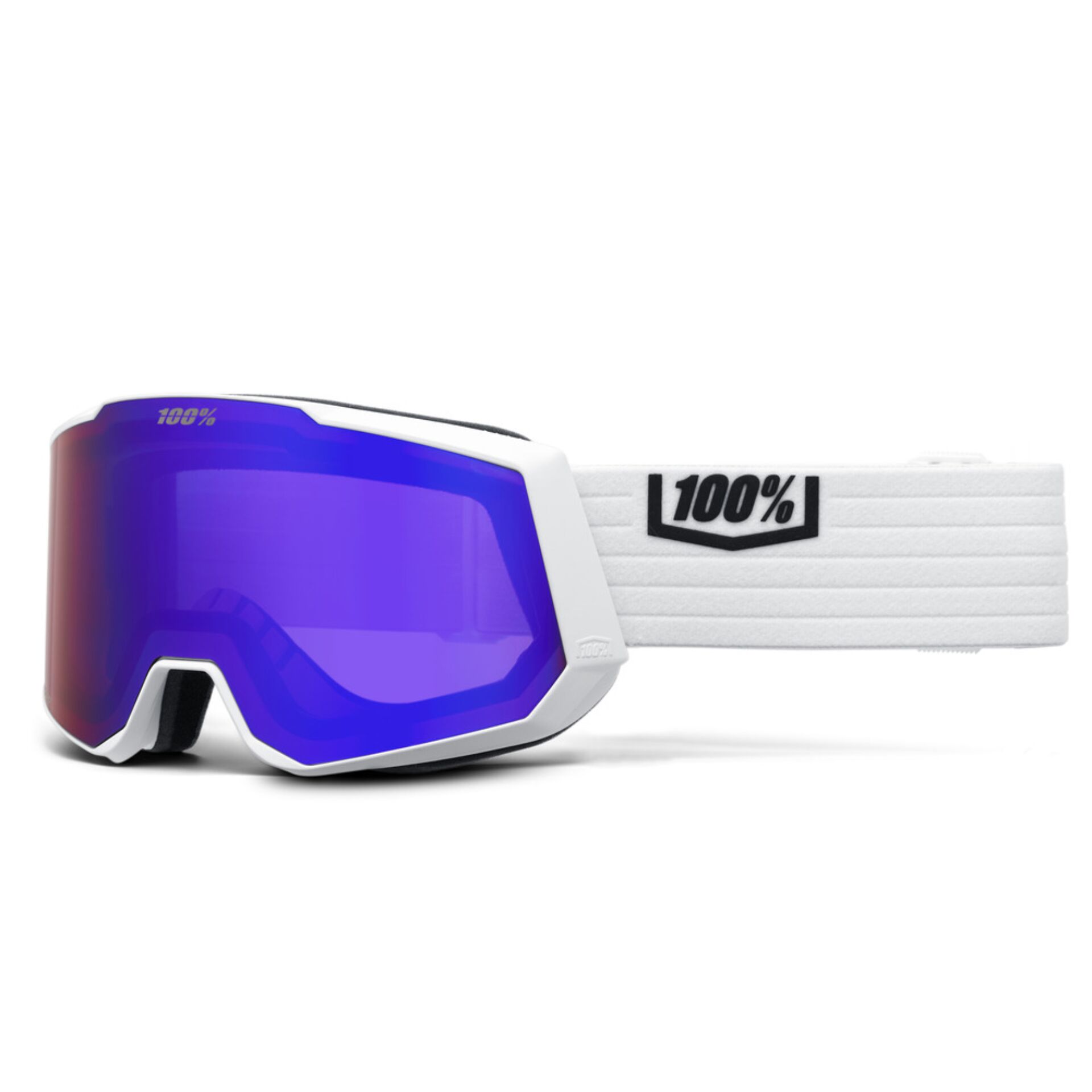 Skibrille, Goggles, Lila Spiegel?, Schutzbrille, Weißes Band