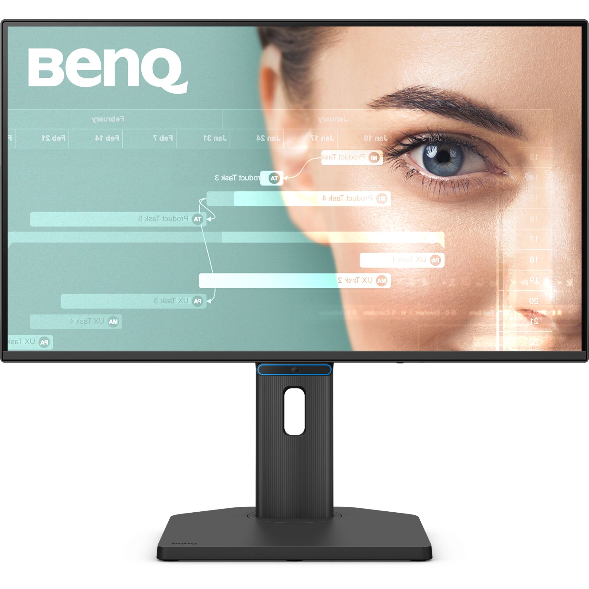 Monitor, Desktop Monitor, Ergonomischer Stand, HDMI, Schmale Blenden
