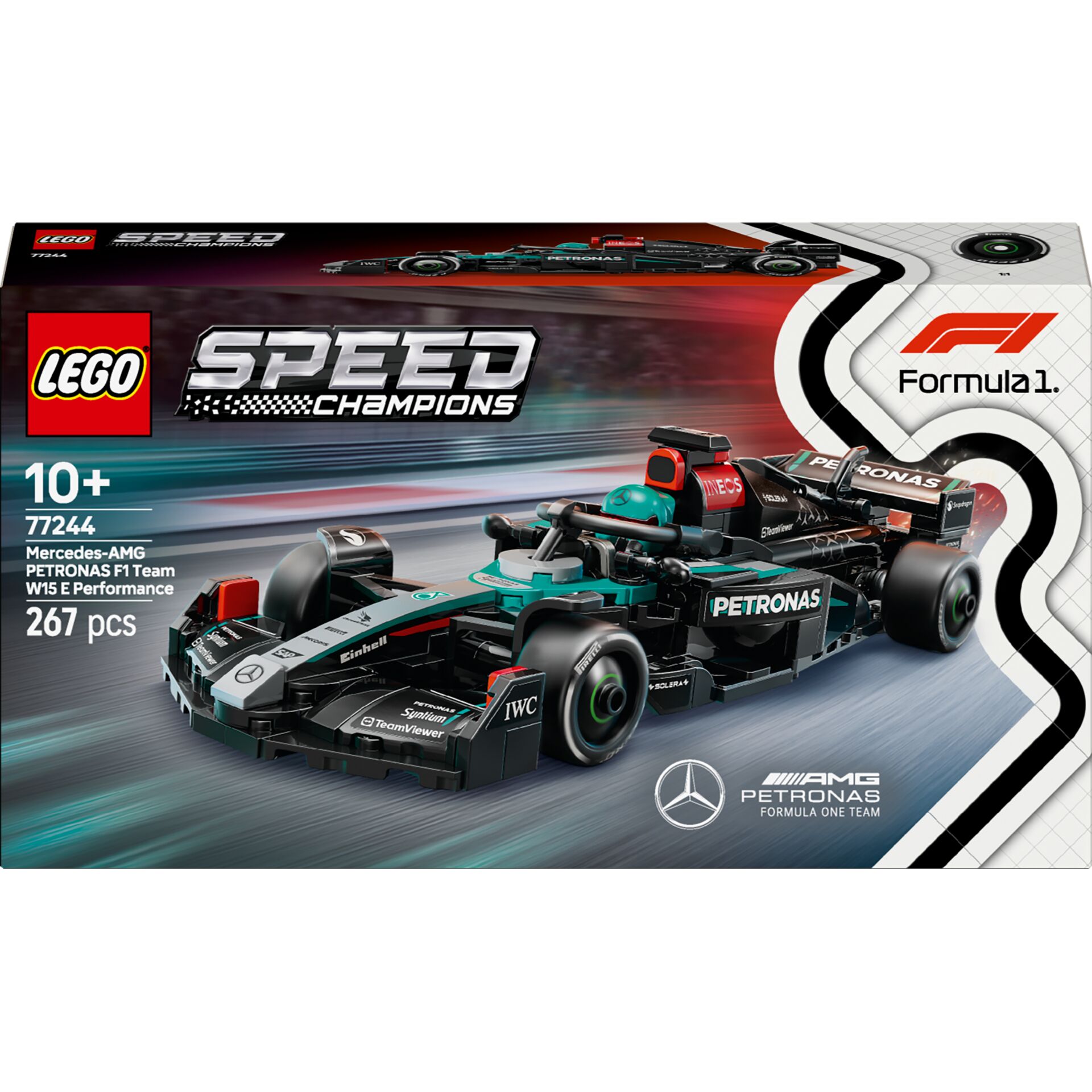 lego, speed champions, mercedes amg, petronas, kit