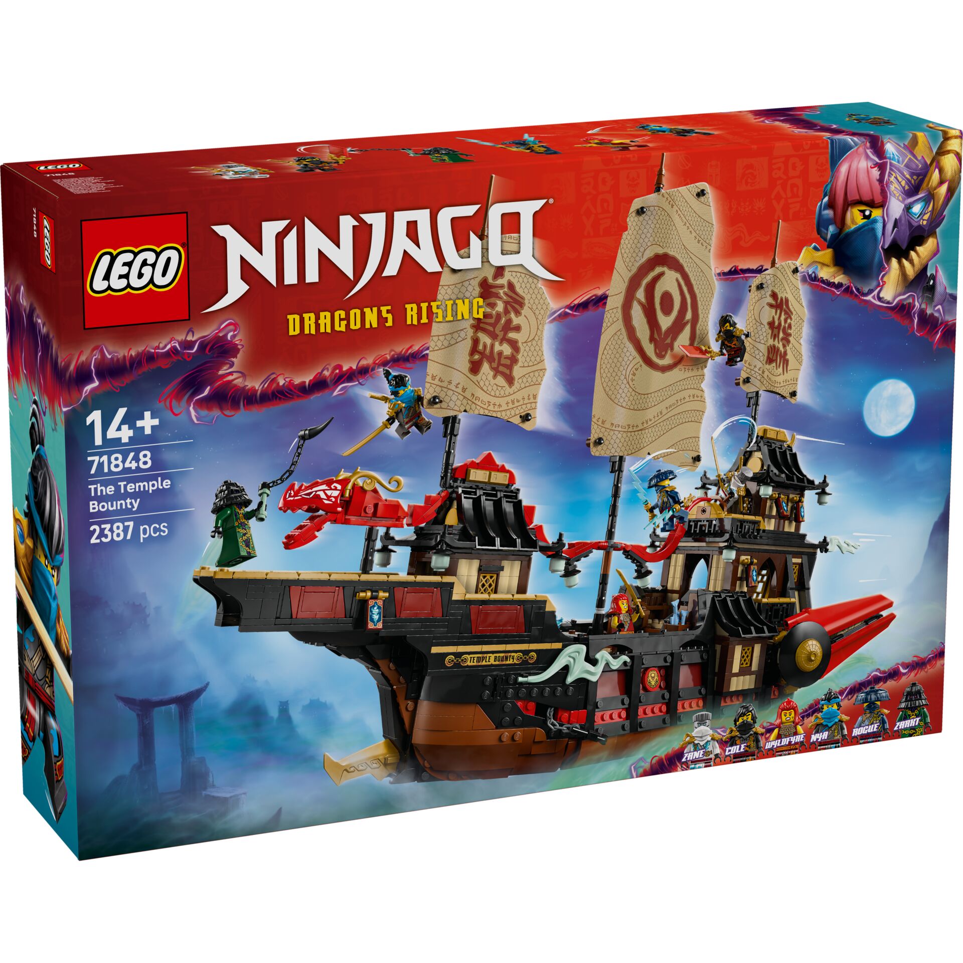 Ninjago, Dragon Rising, Pirate ship, LEGO set, Mini figures