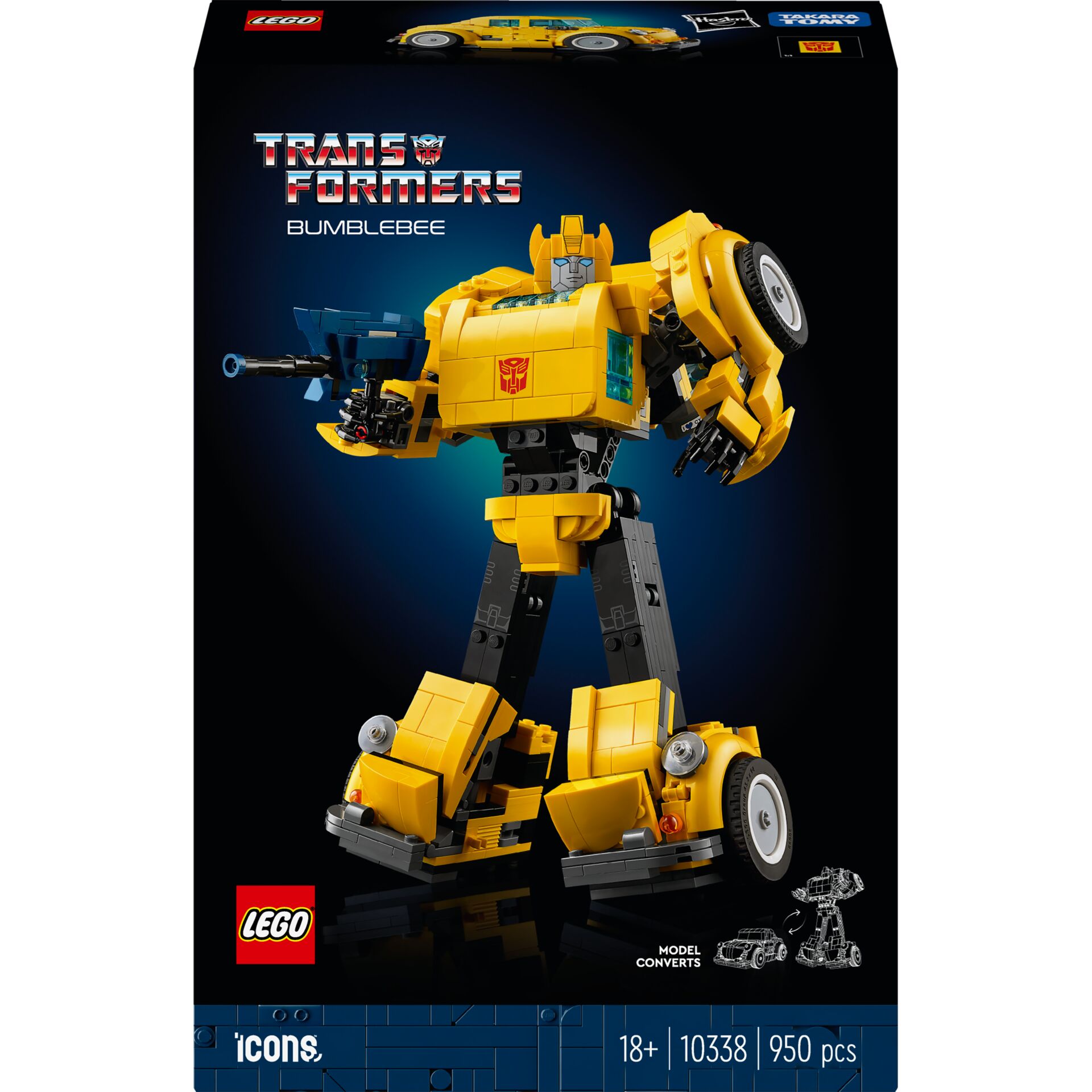 Transformers, Bumblebee, Lego, Roboter, 950 Teile