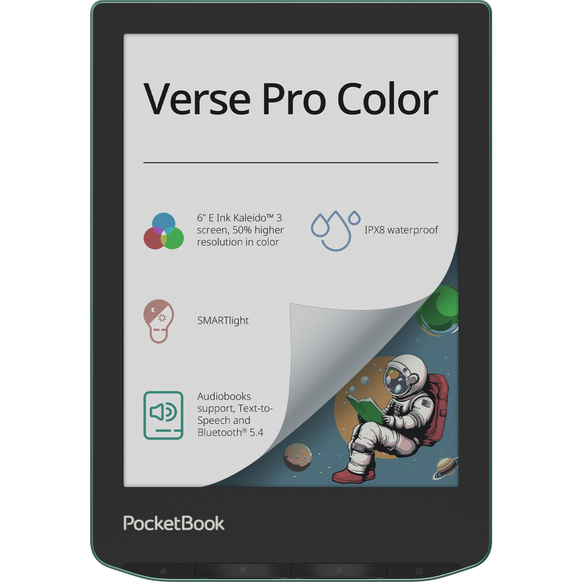 e-Reader, PocketBook, 6" E Ink, Kaleido, australia