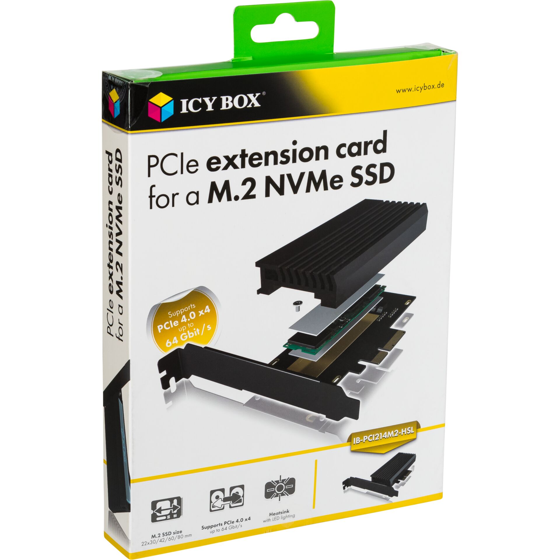 PCIe Karte, M.2 NVMe SSD, SSD Erweiterung, Kühlkörper, M.2 PCIe Adapter