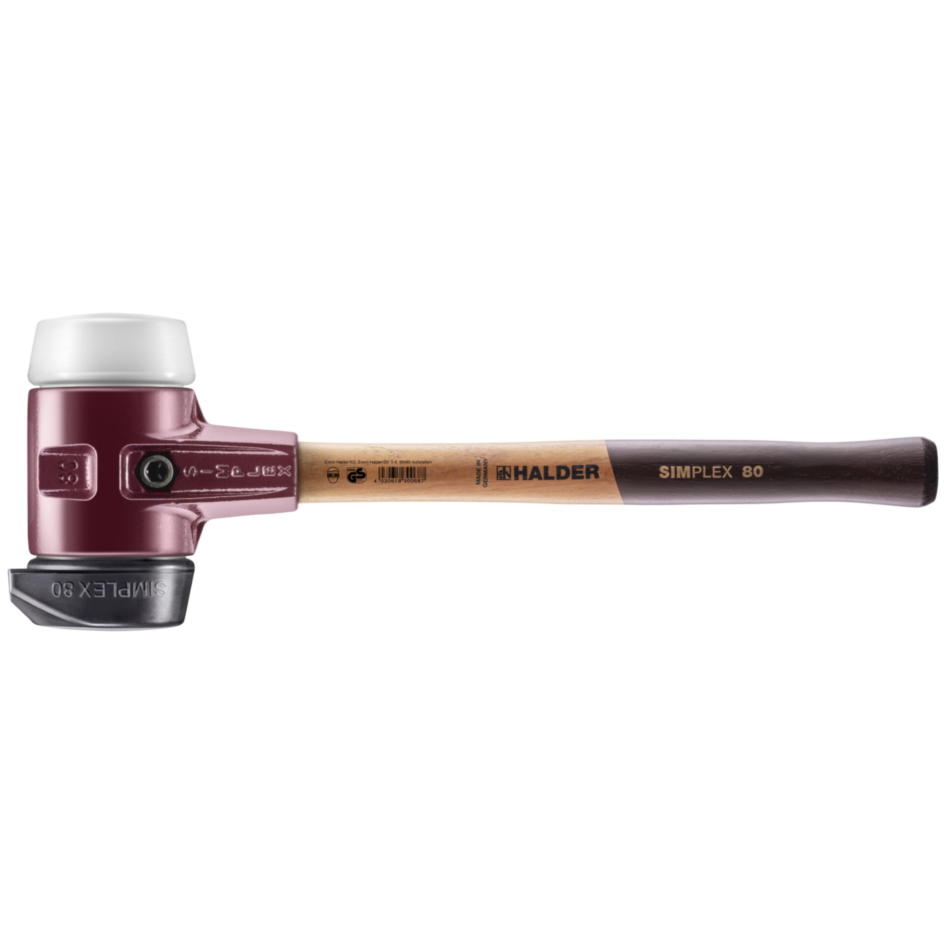 Hammer, Clawhammer, Holzstiel, Metallkopf, Rosa Gehäuse