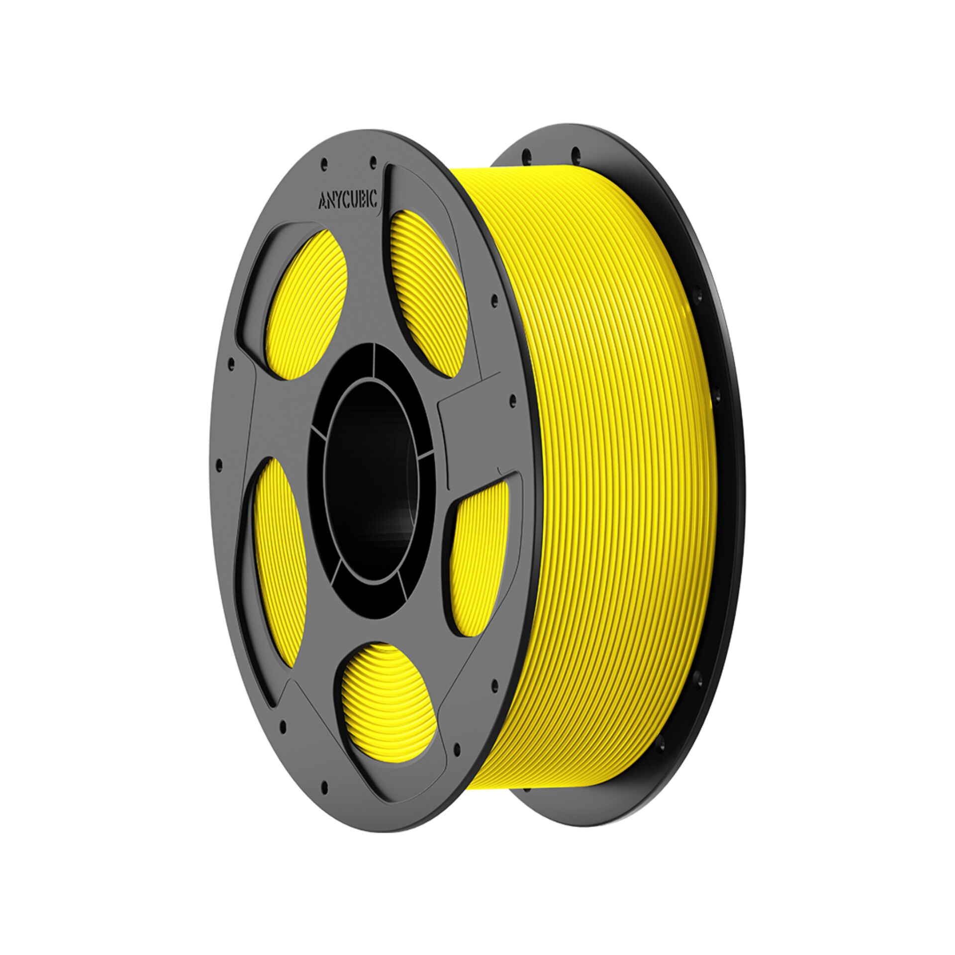 3D-Print Filament, PLA Filament, Gelb, Spule, Drahtspule