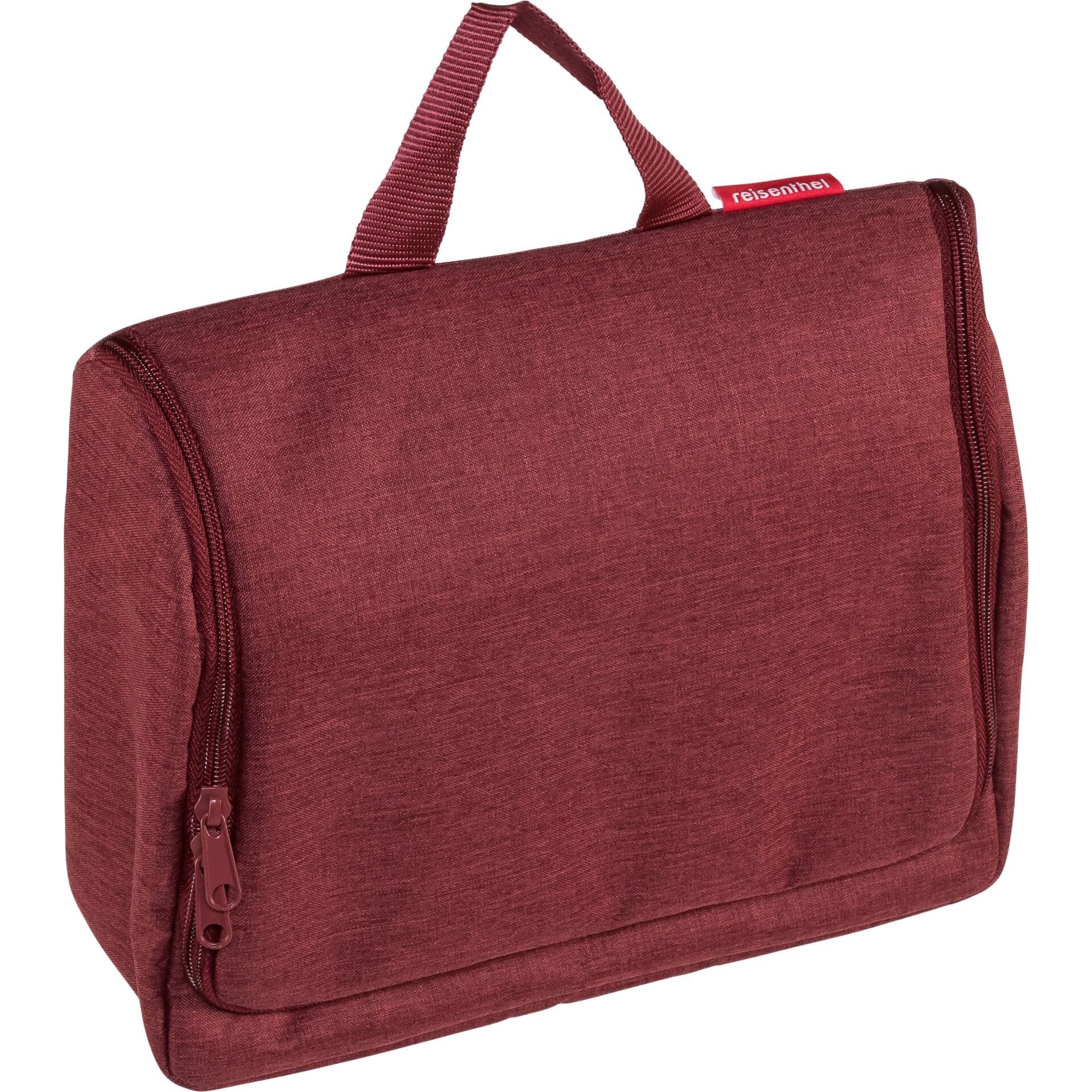 Kulturbeutel, Cosmetic bag, Aufbewahrung, Reißverschluss, Rot