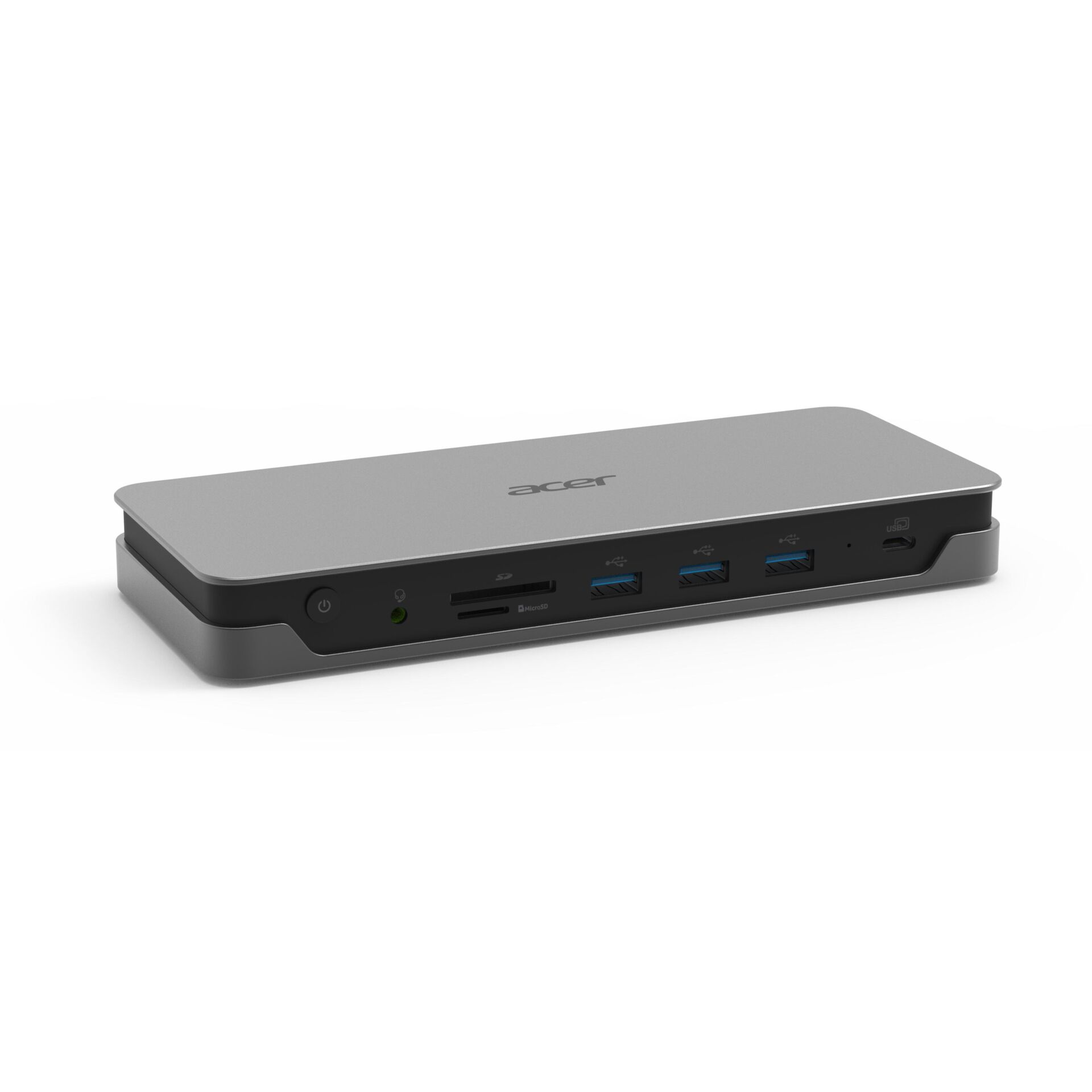 Dockingstation, USB-Anschlüsse, SD-Kartensteckplatz, HDMI-Ausgang, Aluminiumgehäuse
