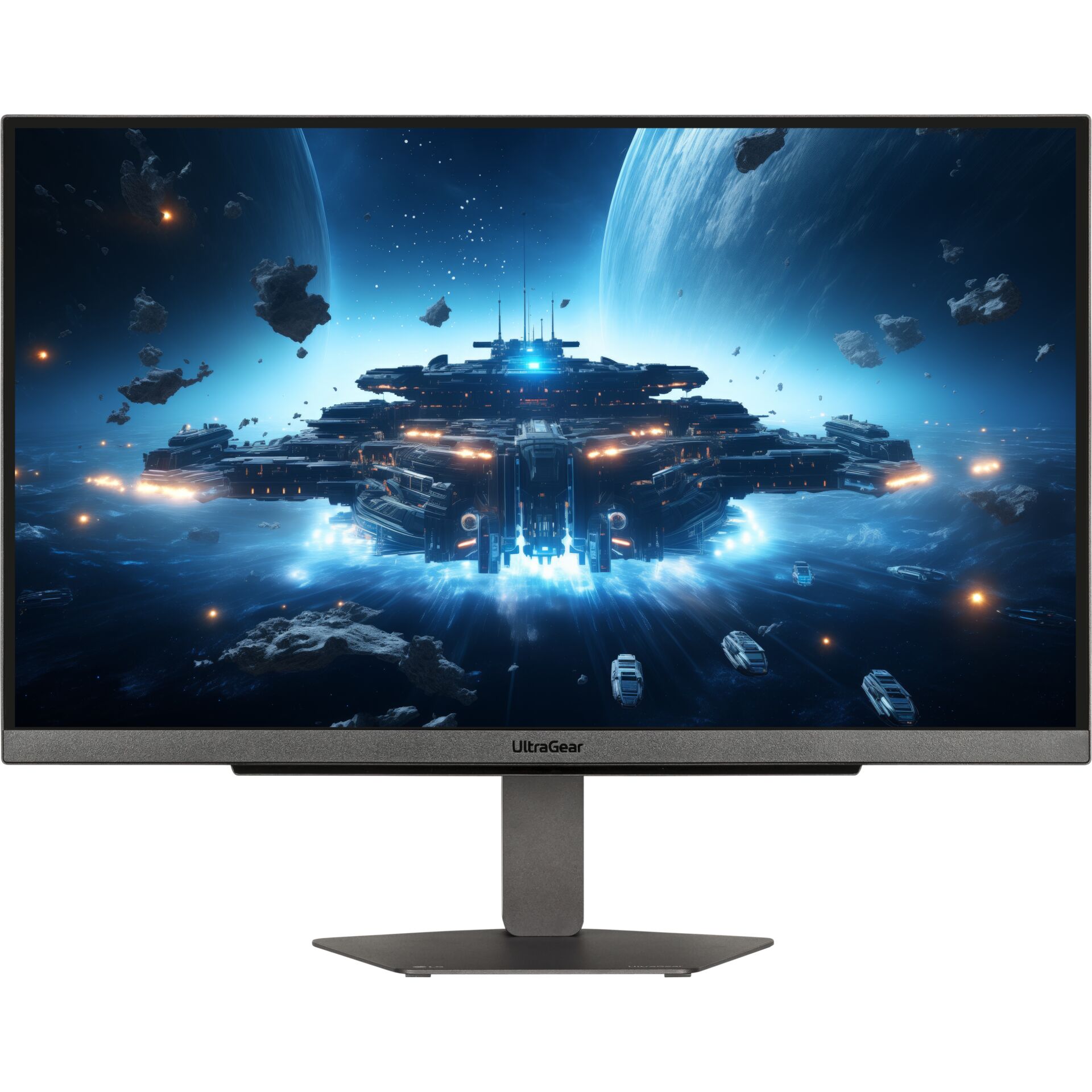 monitor, Gaming, Widescreen, LED, Space scene