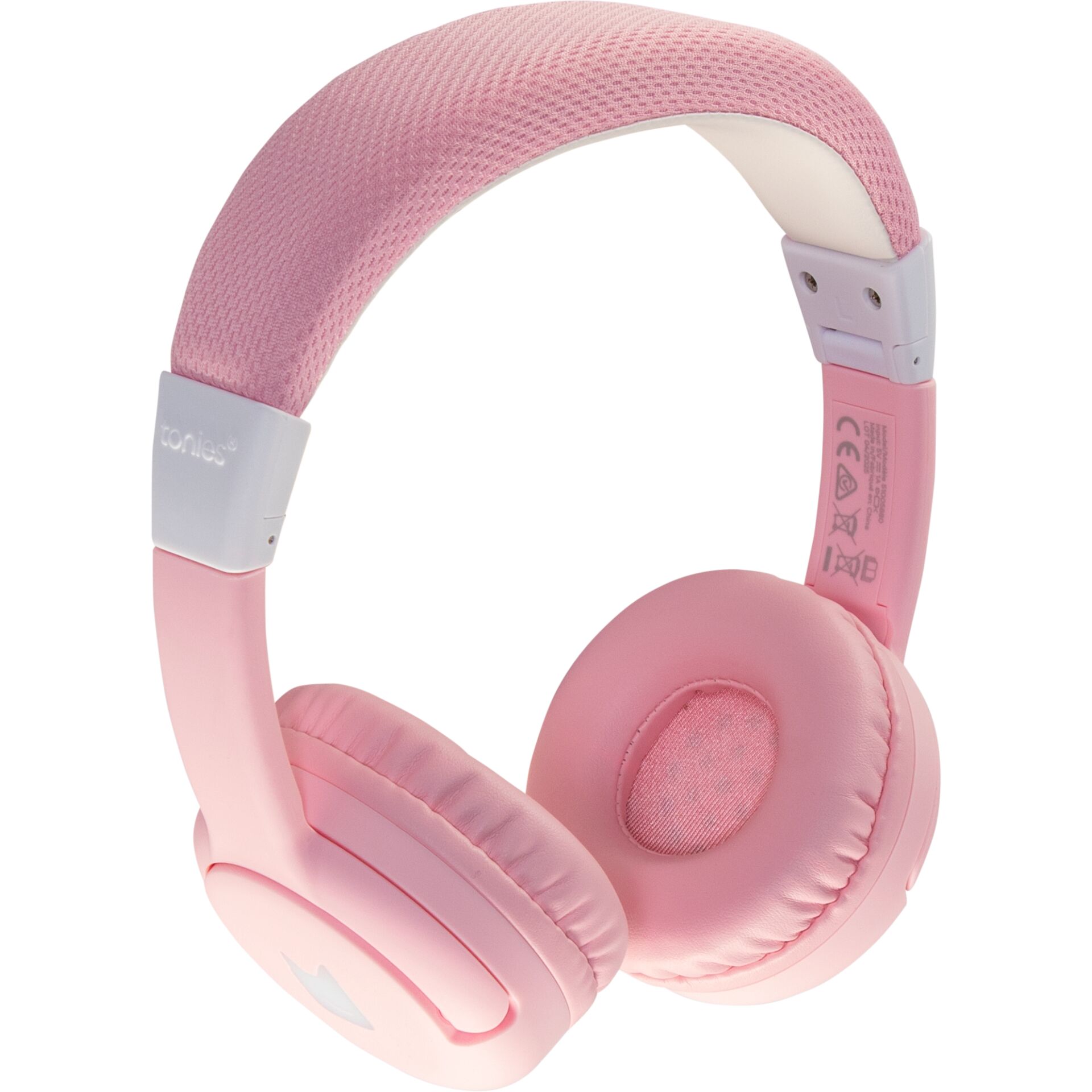 kopfhörer, oversize, rosa, kind, kabelgebunden