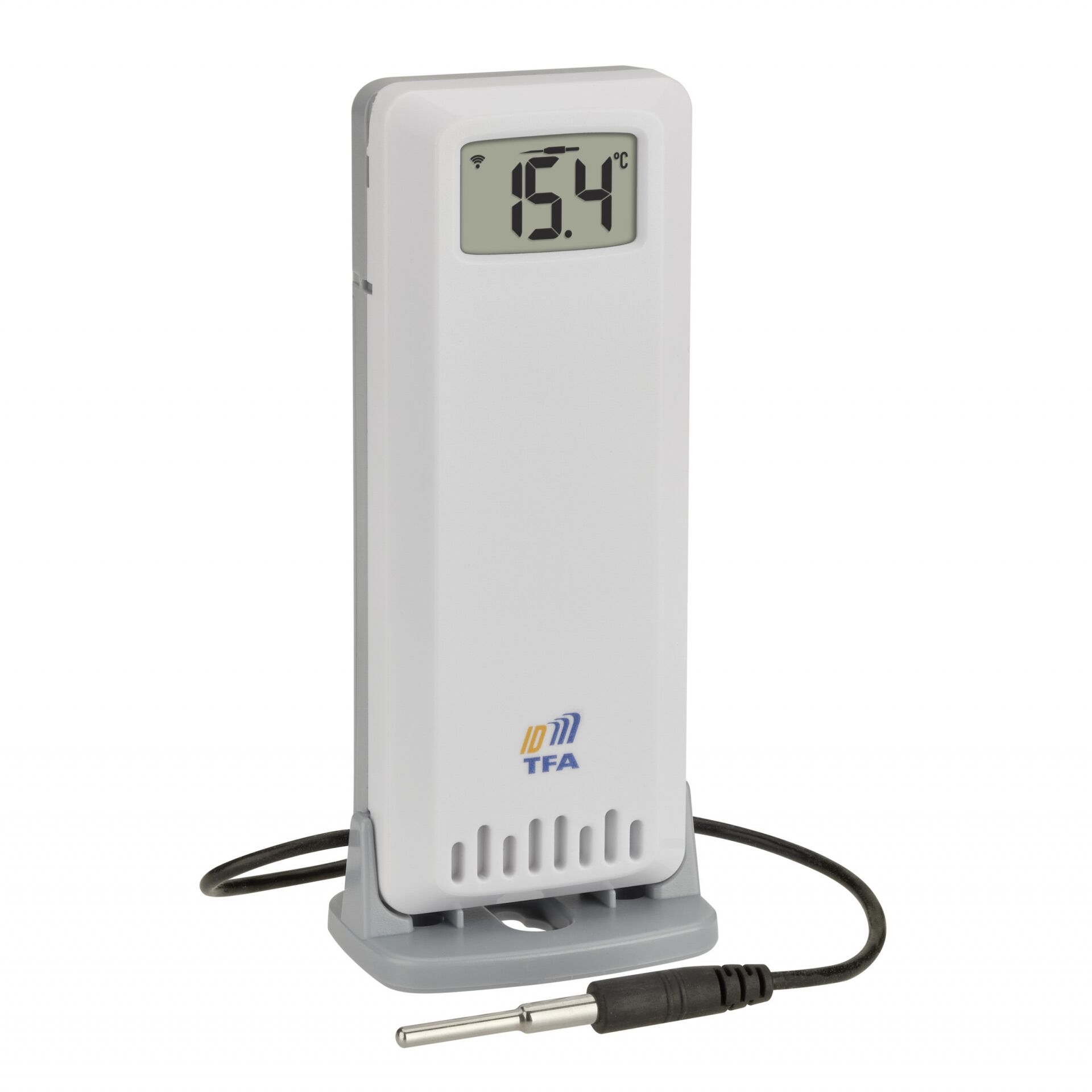 Thermometer, Digital thermometer, Temperaturanzeige, Sonde, Weißes Gerät